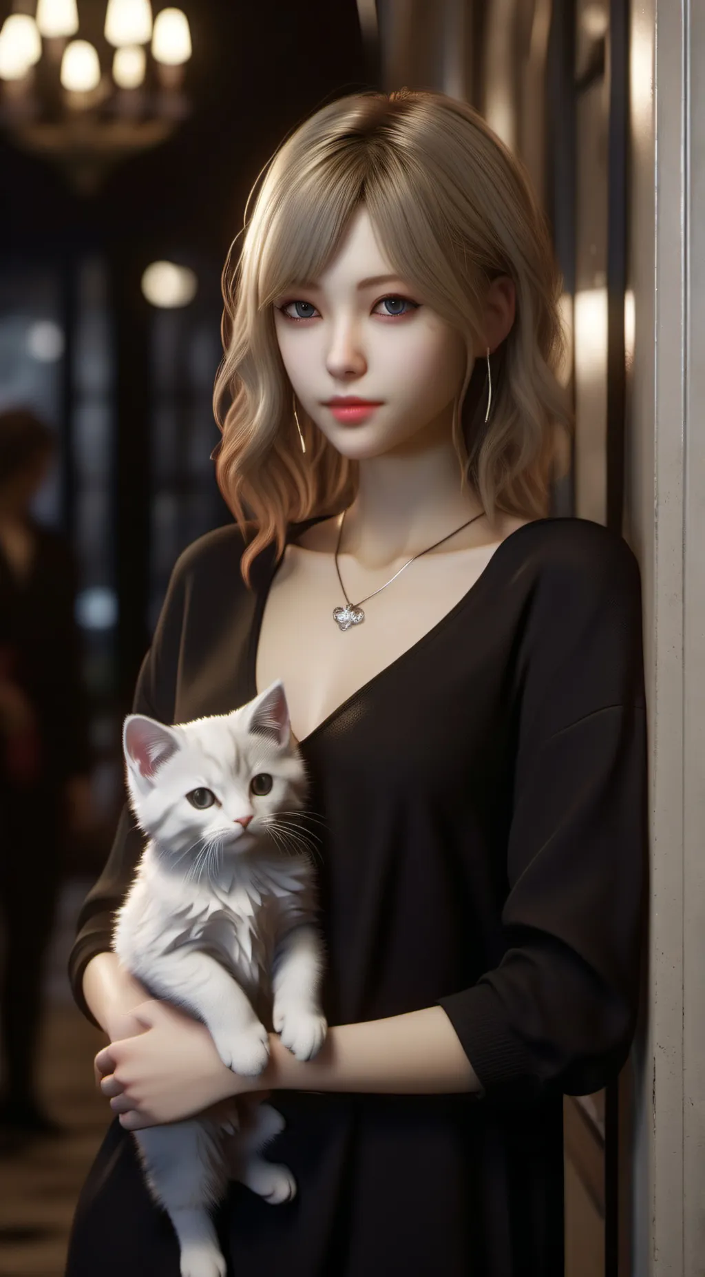 ai character: lilly background