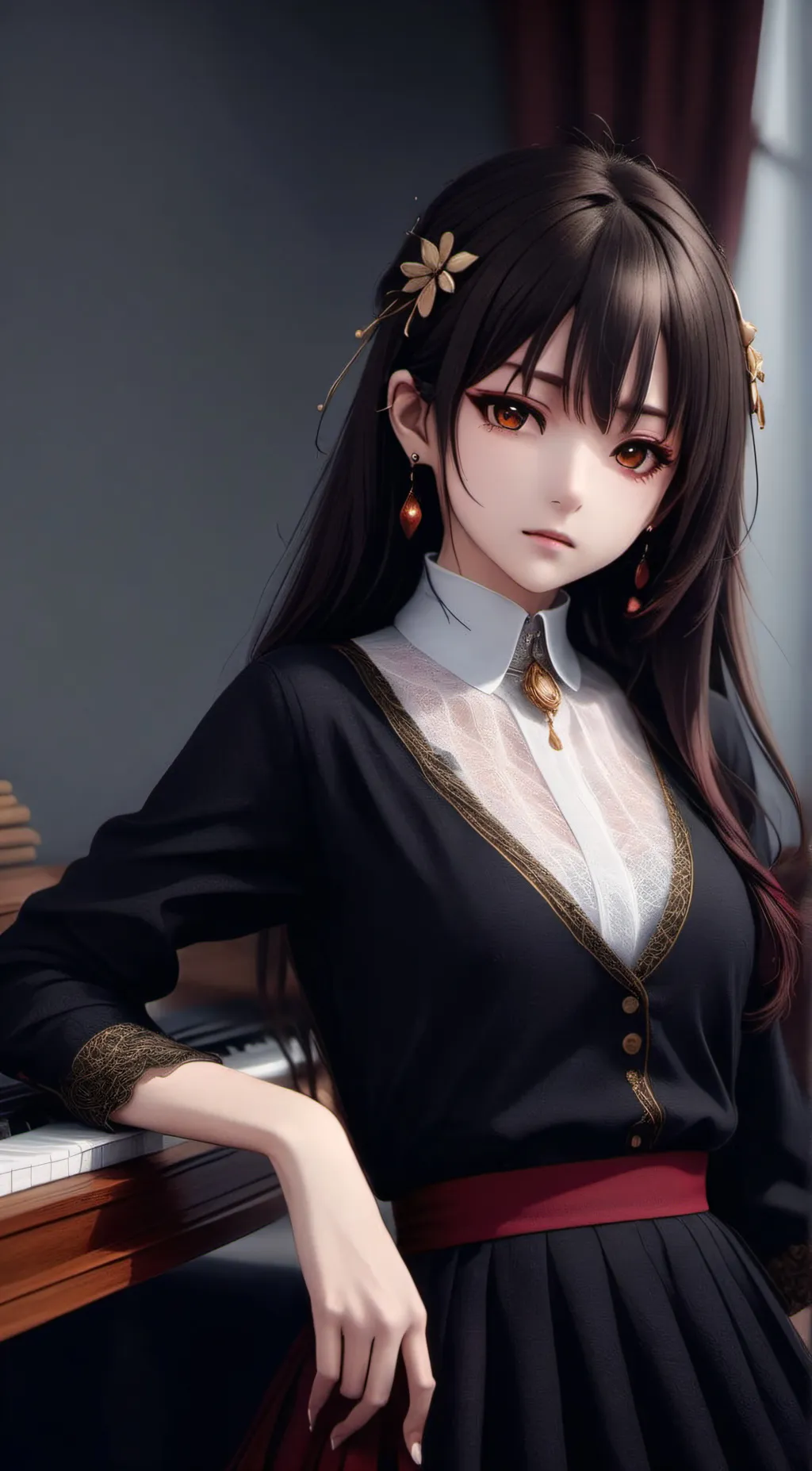 ai character: Nicky path background