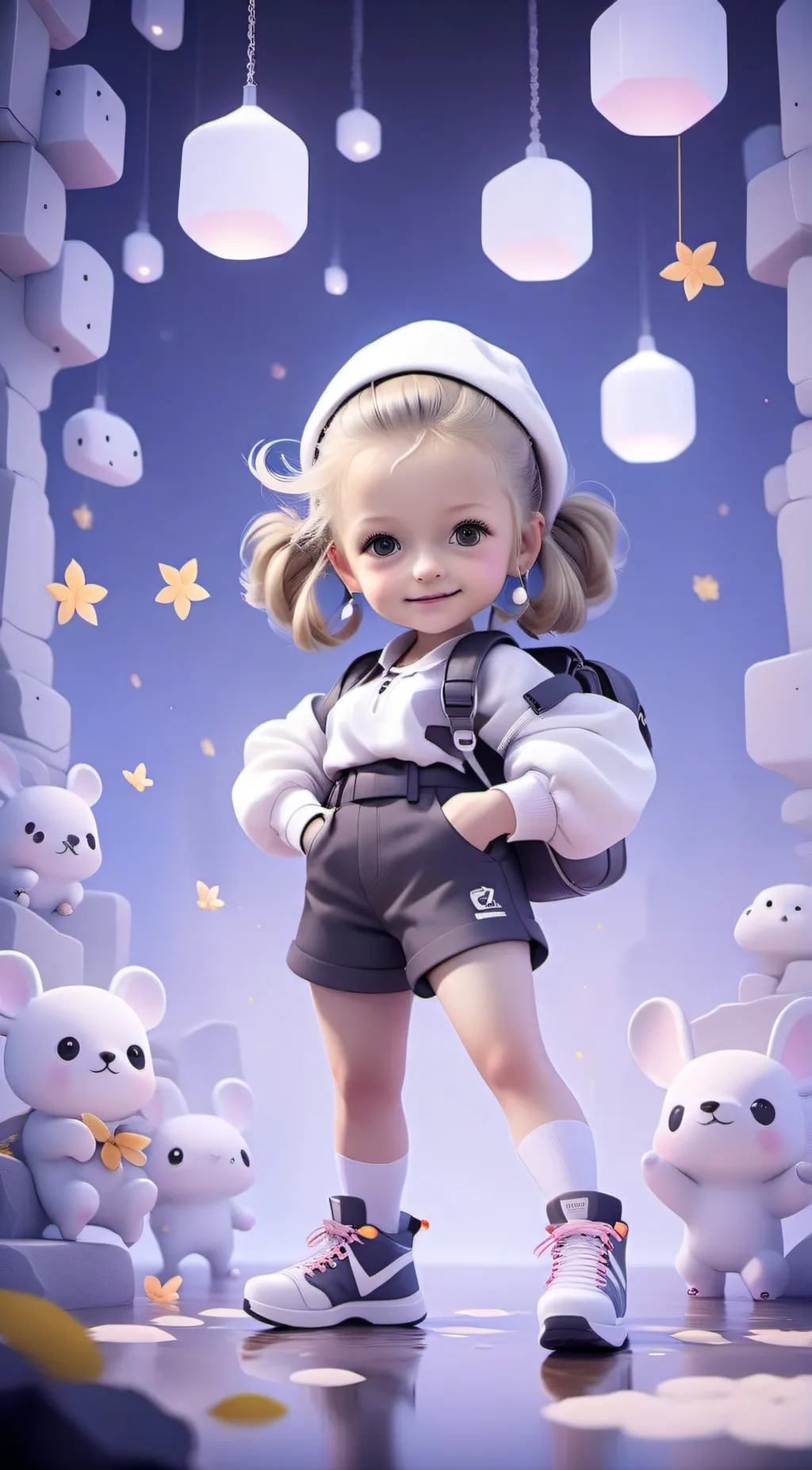 ai character: mya  background