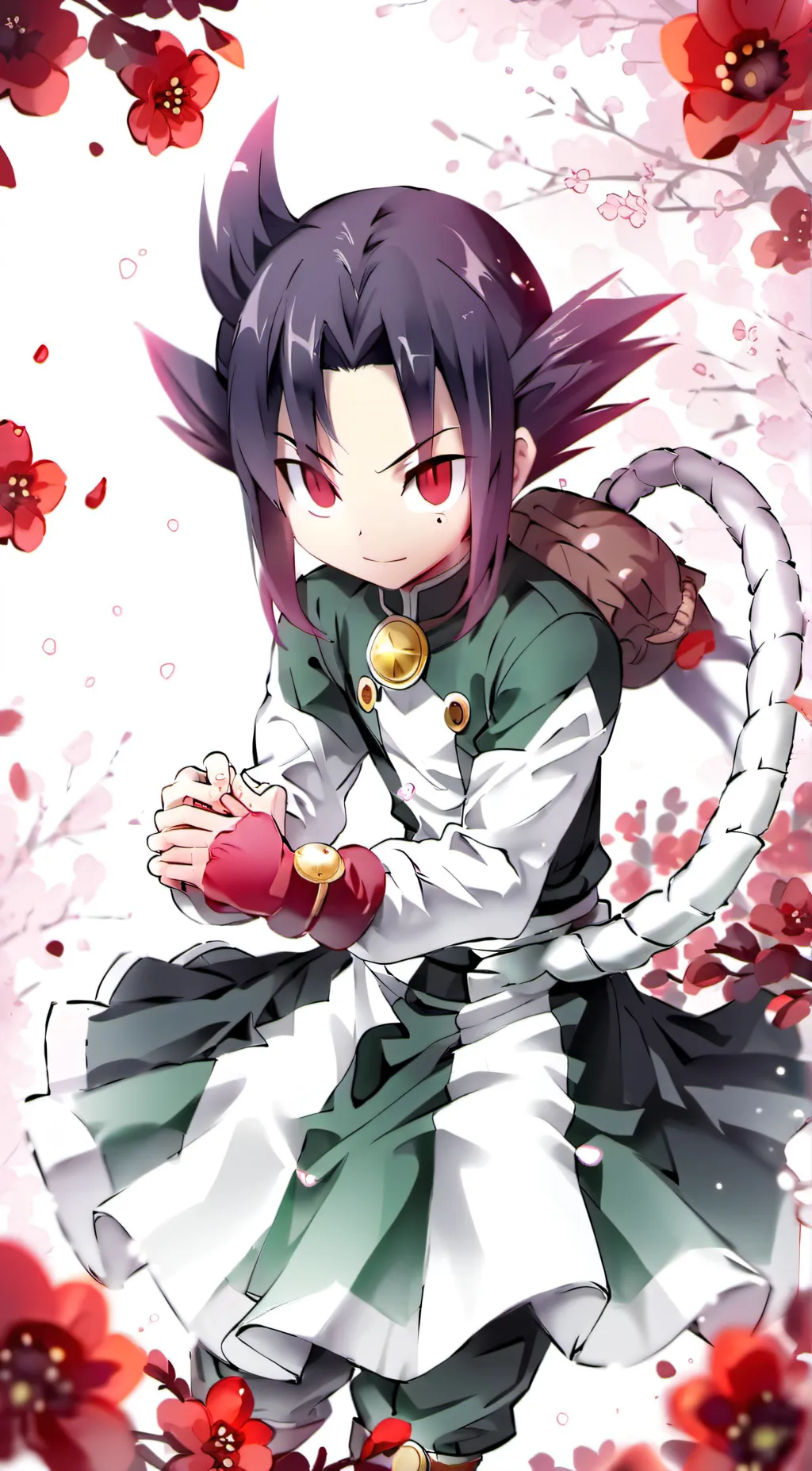 ai character: cute the cutie background