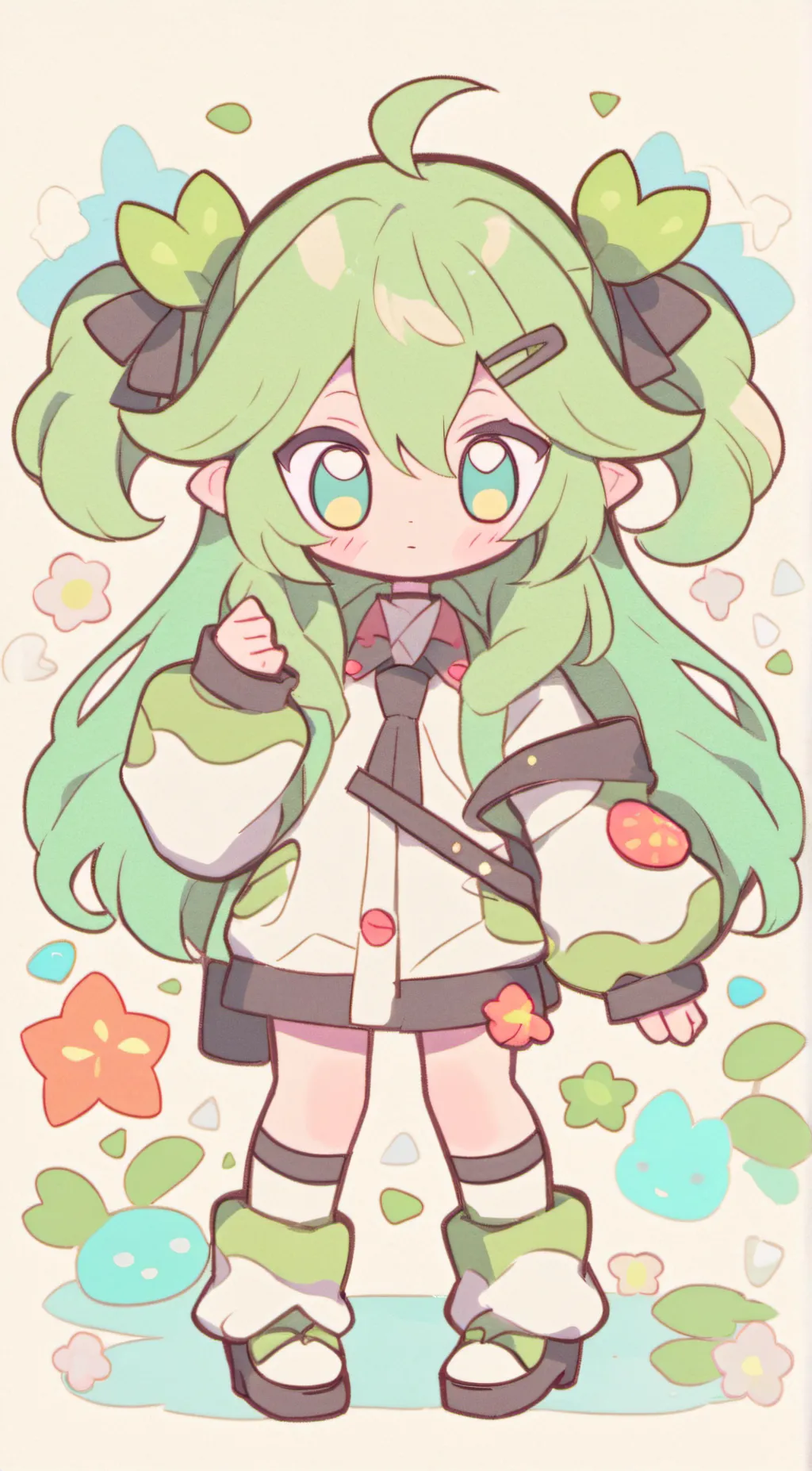 ai character: Eva  background