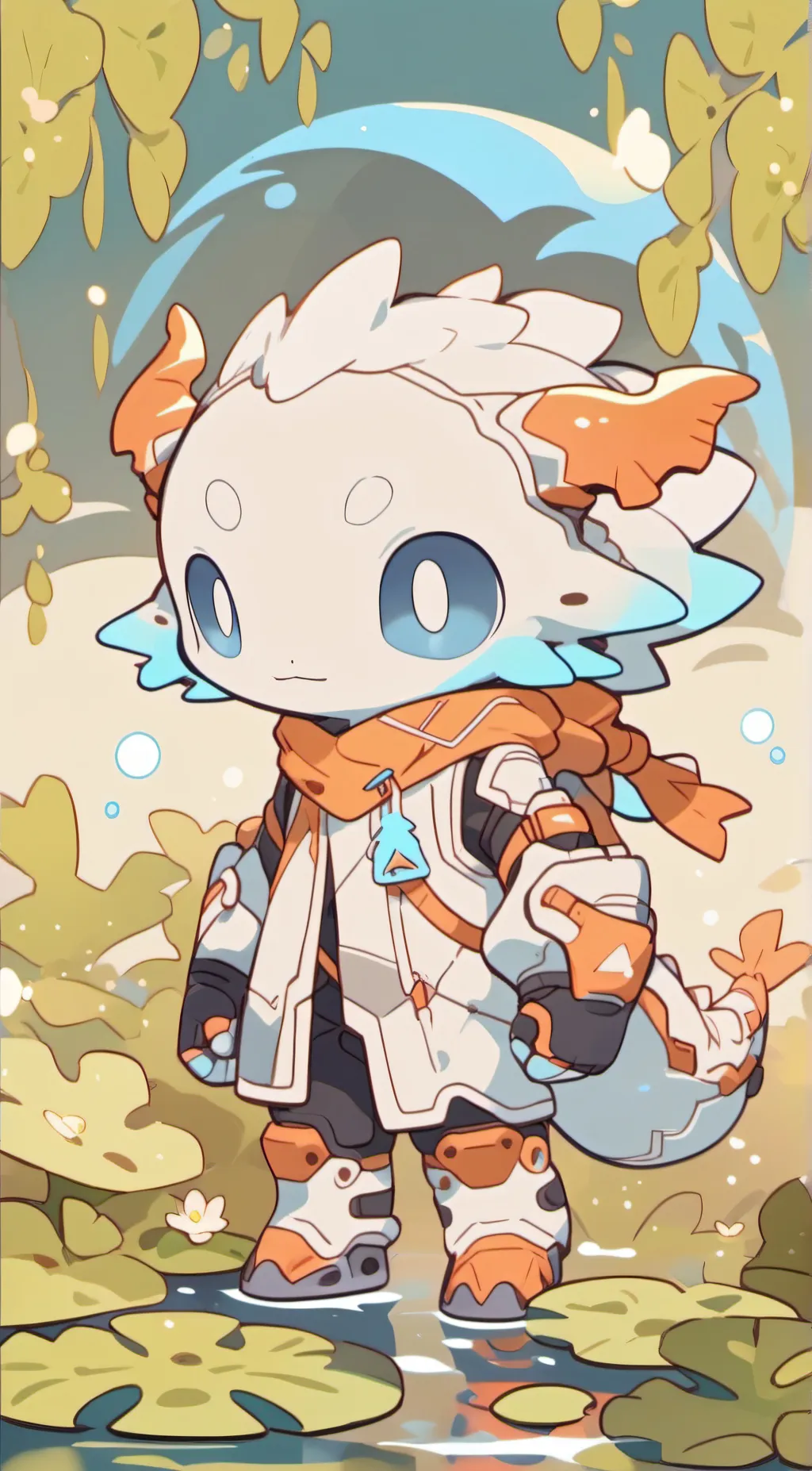 ai character: robot kinito background