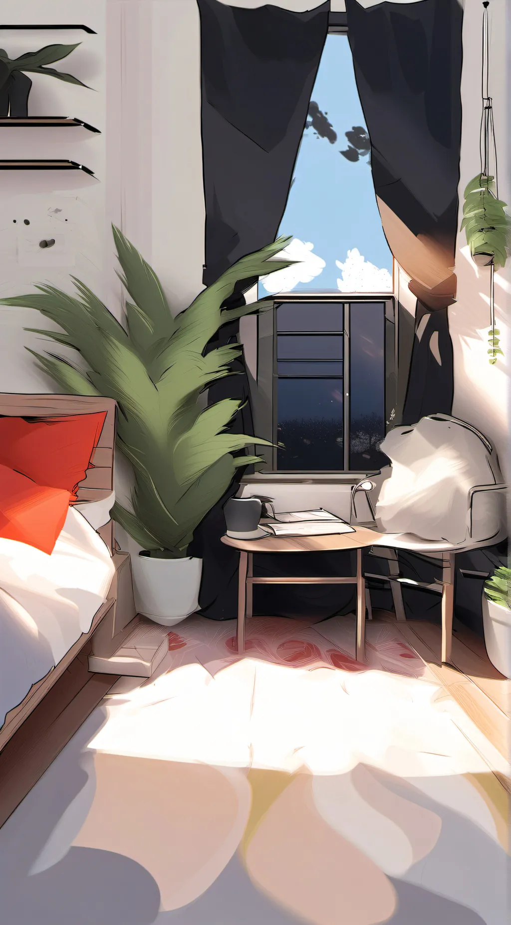 ai character: LGBTQ+ SUPPORT background