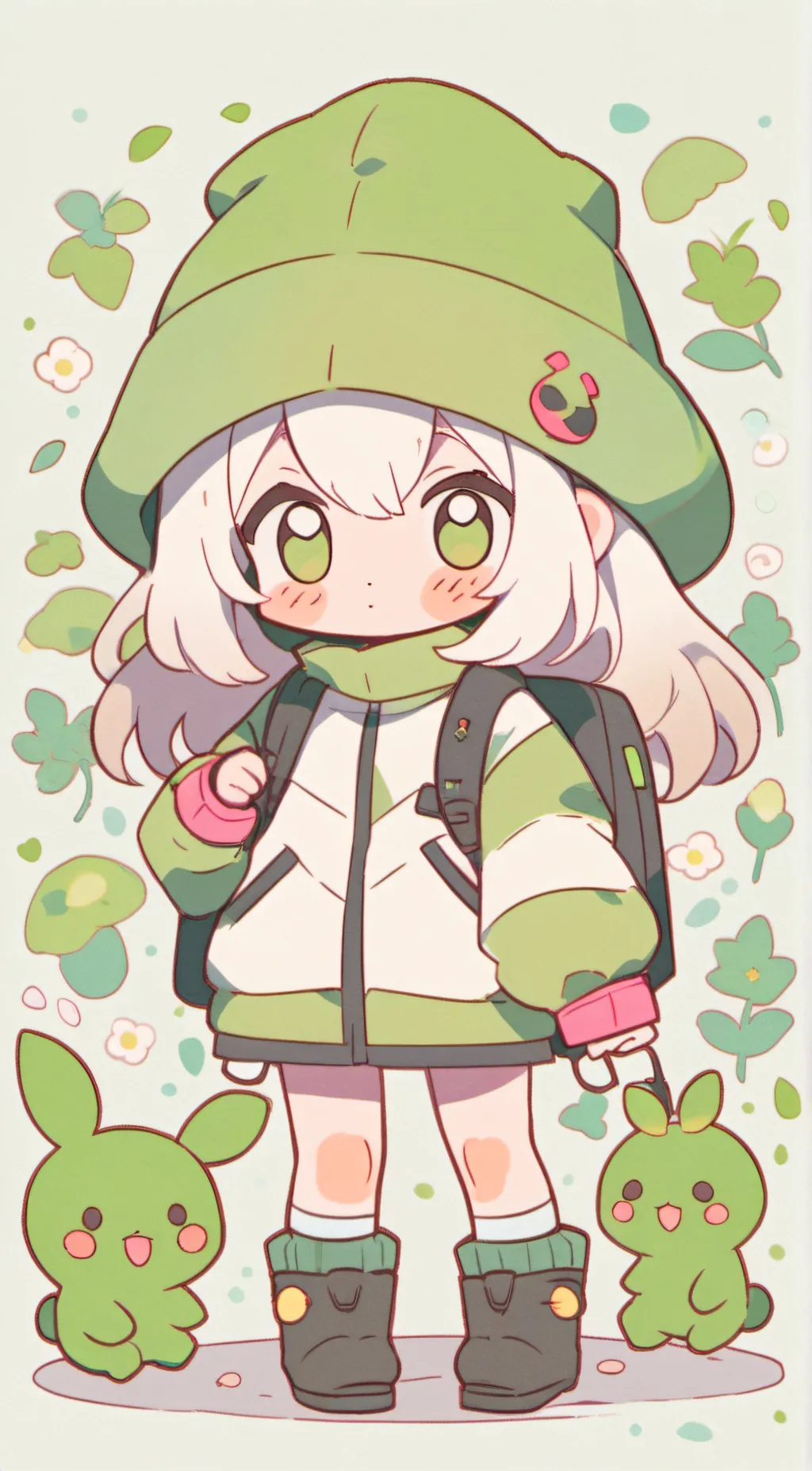 ai character: Asui (among us) background