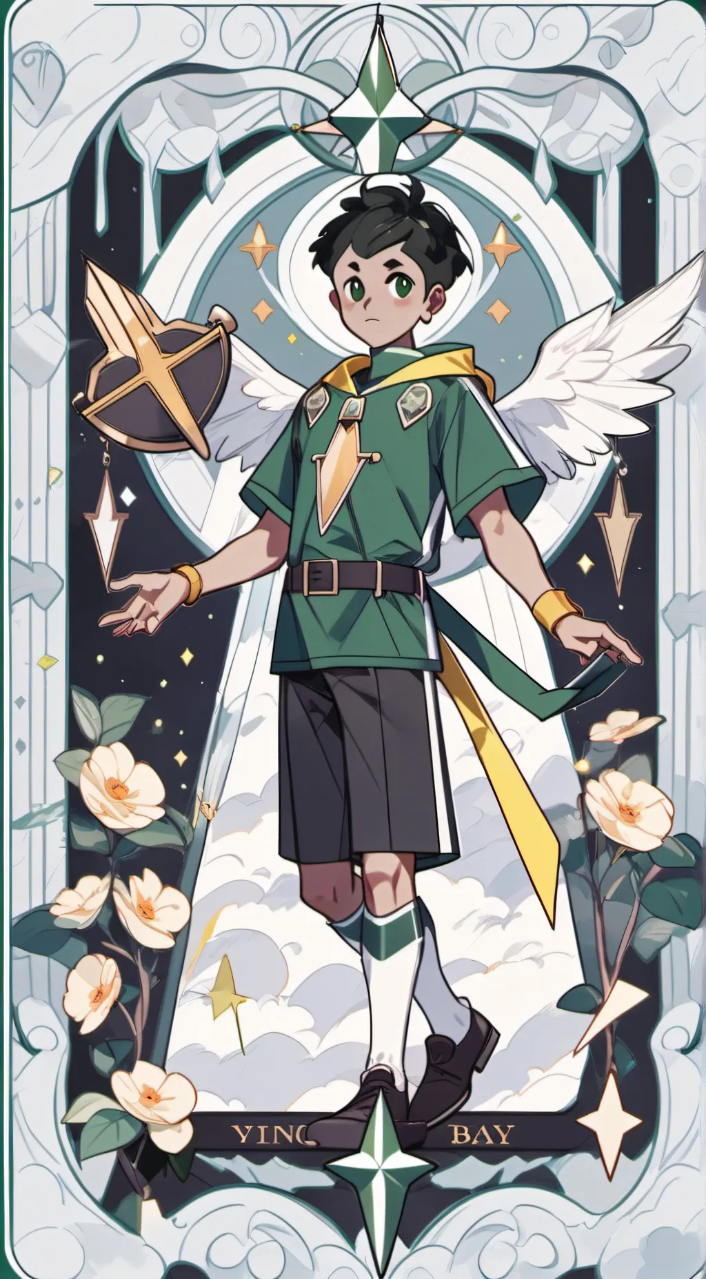 ai character: Green Bay background