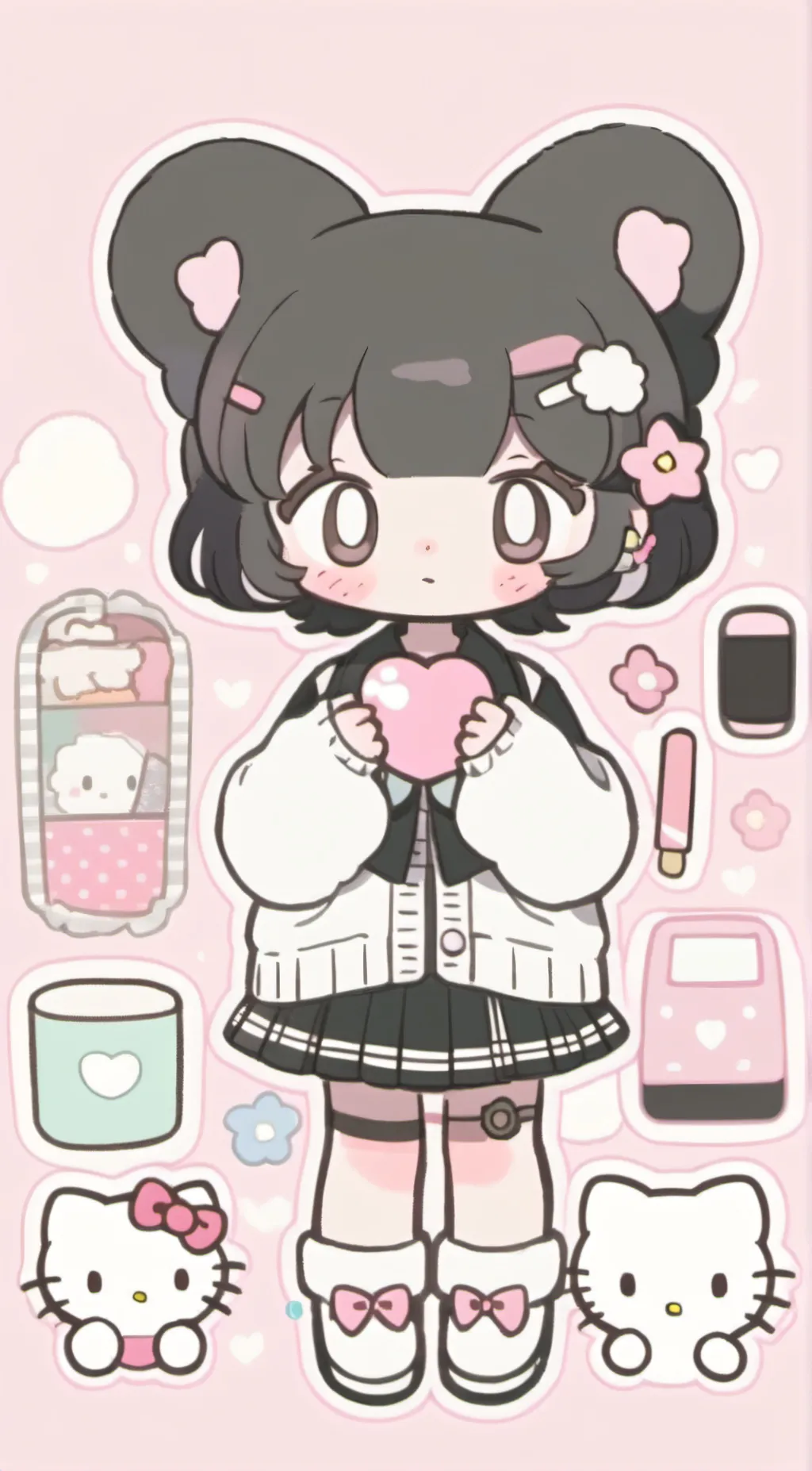 ai character: Kitty background