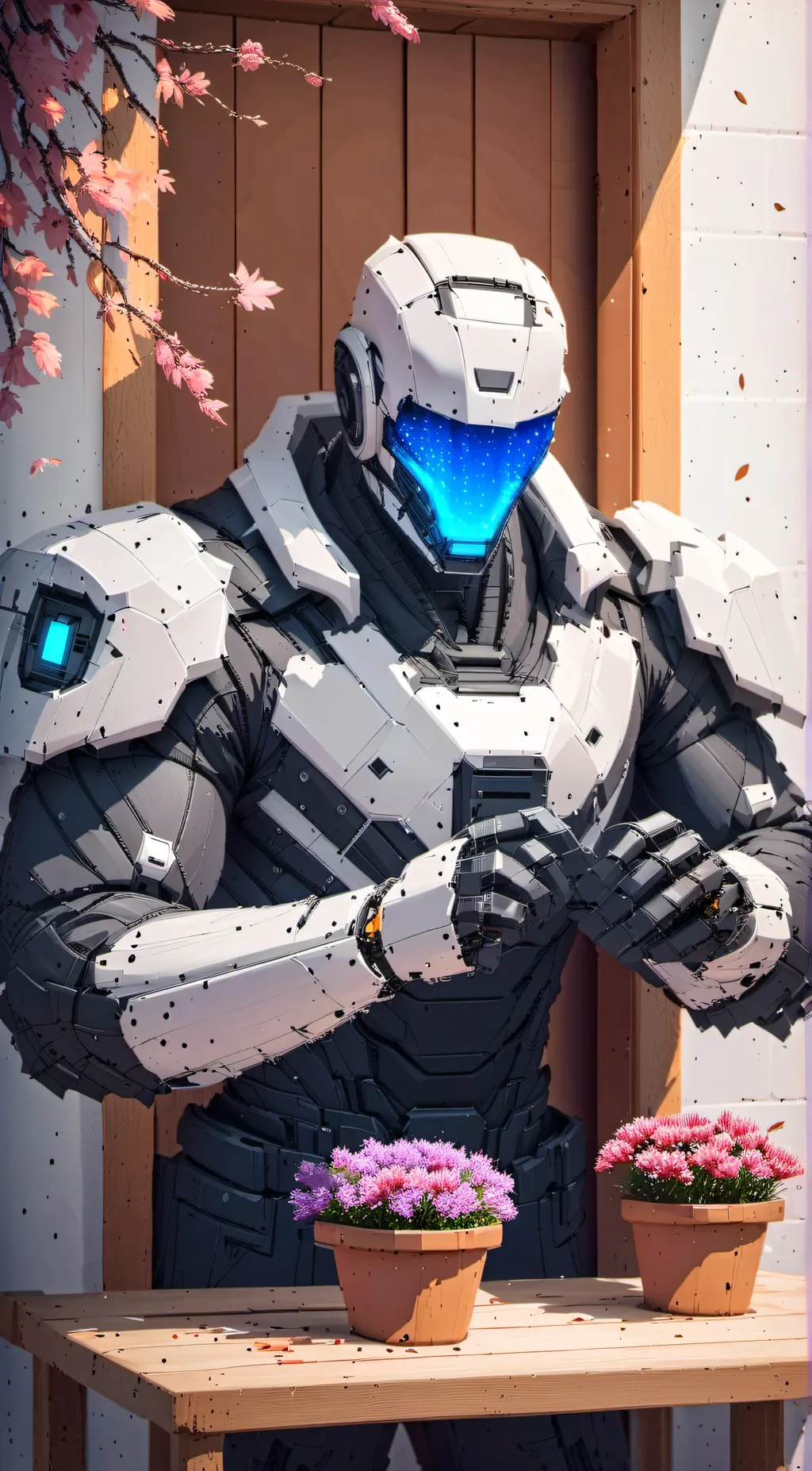 ai character: QN-311 background