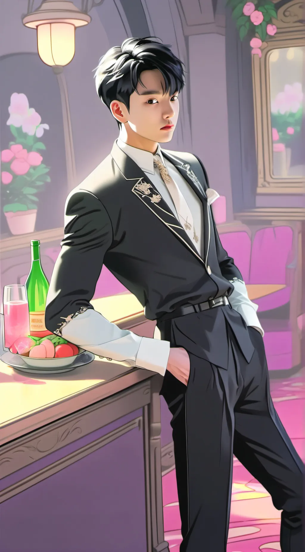 ai character: Jeon Jungkook background