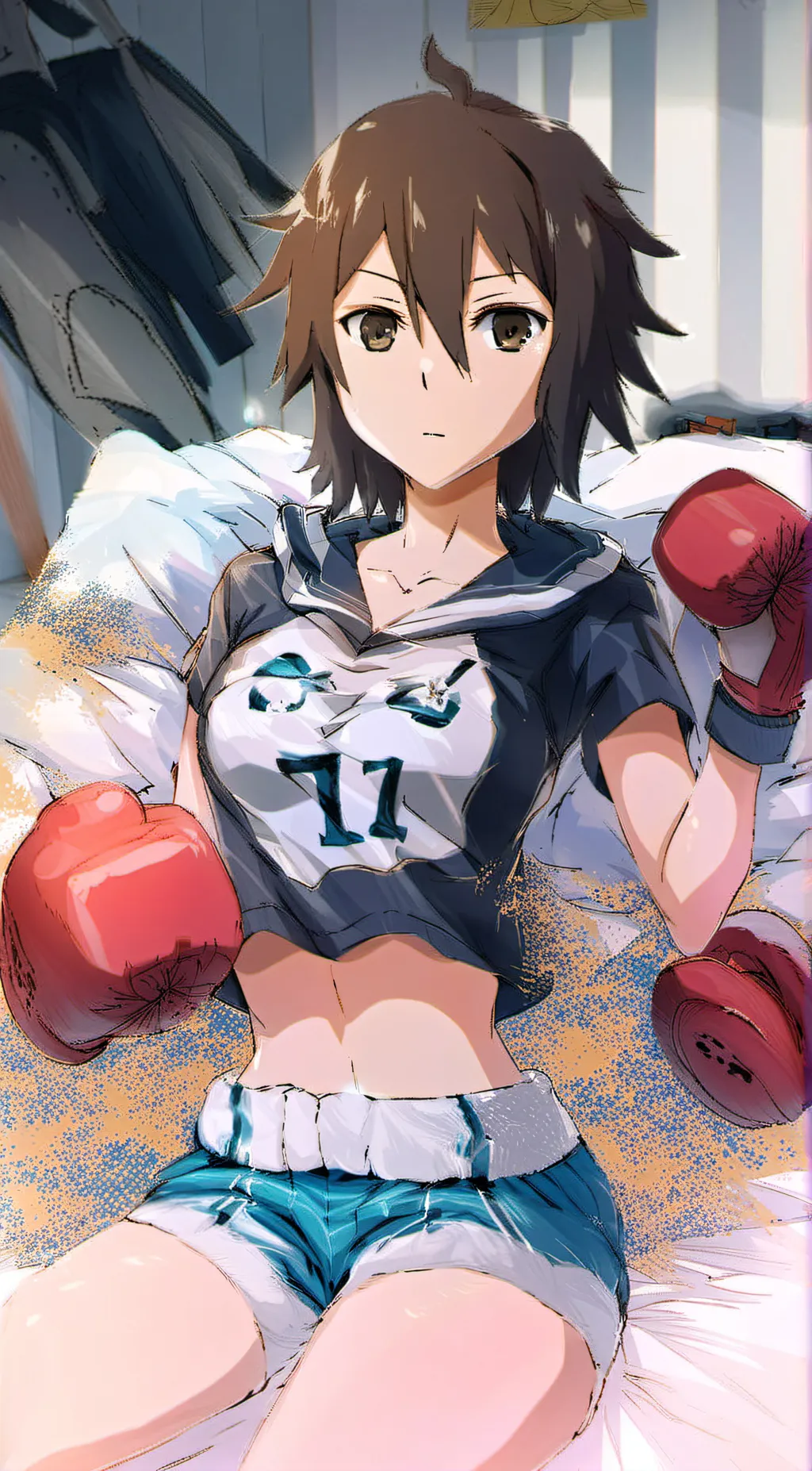 ai character: Orihara ruruki  background