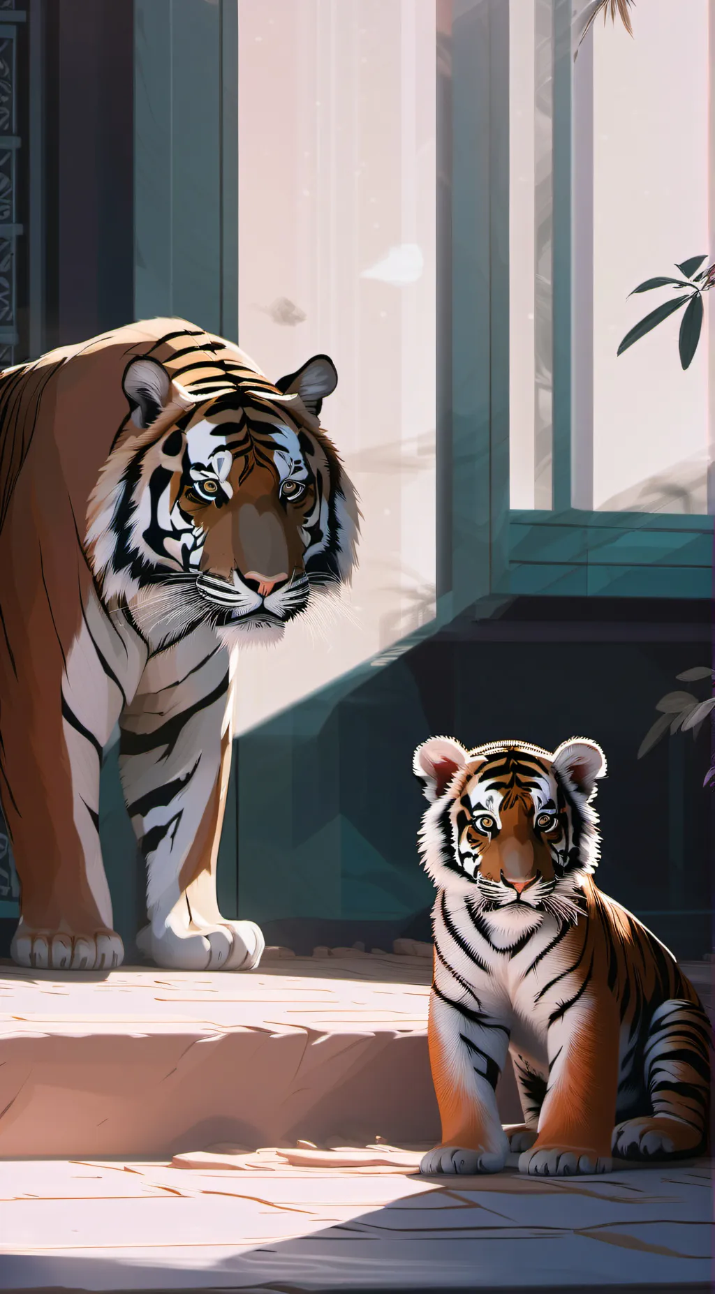 ai character: Faith and Rey background