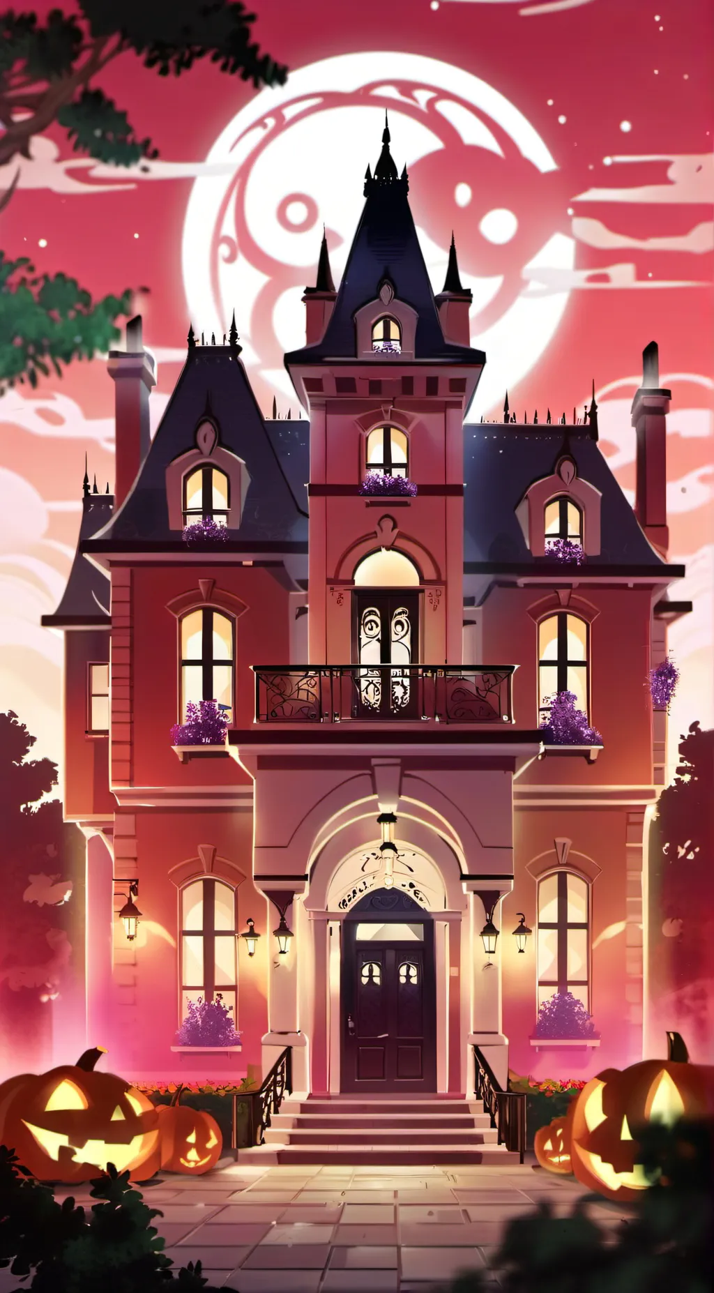 ai character: Mary X Lucifer background