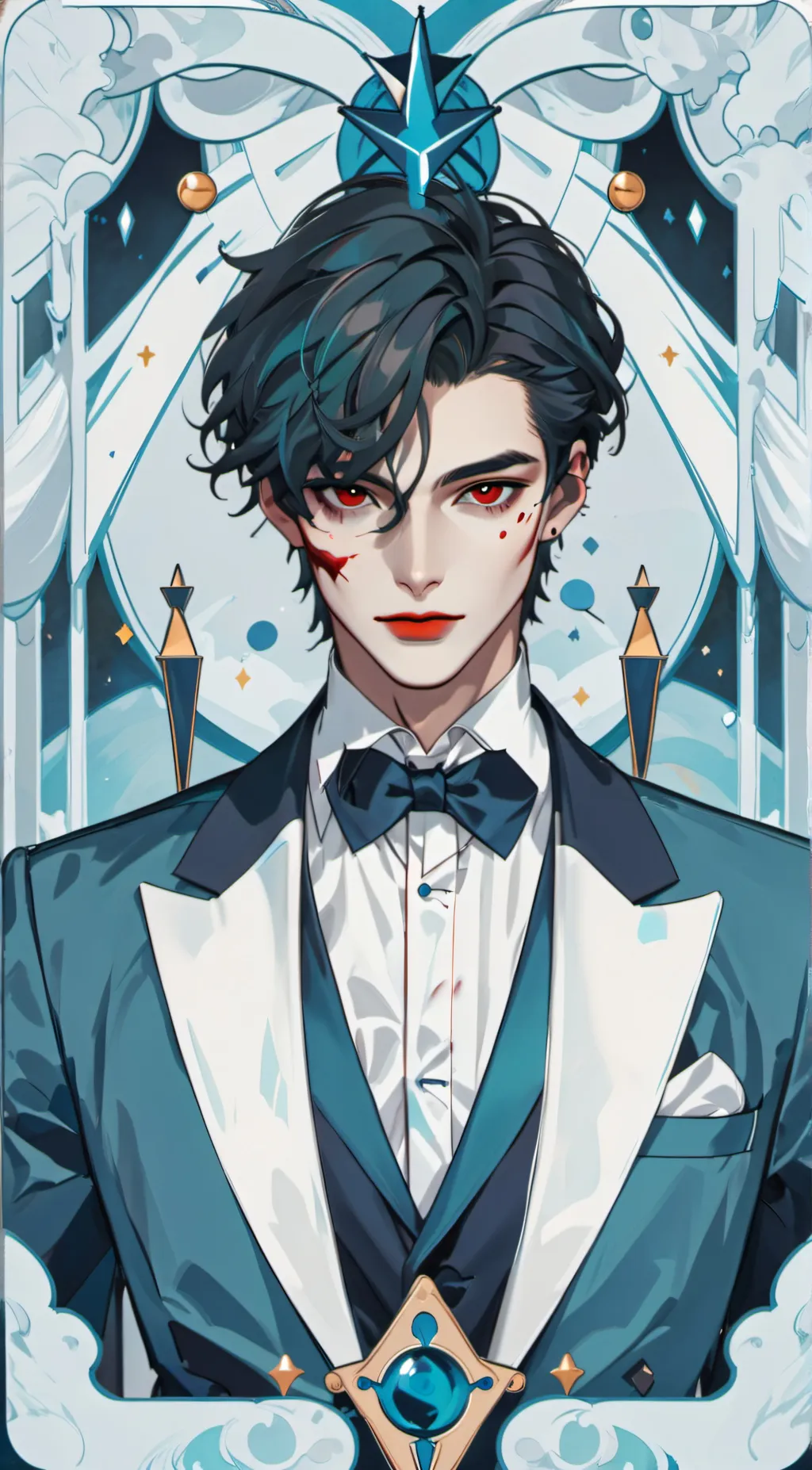 ai character: random comments background