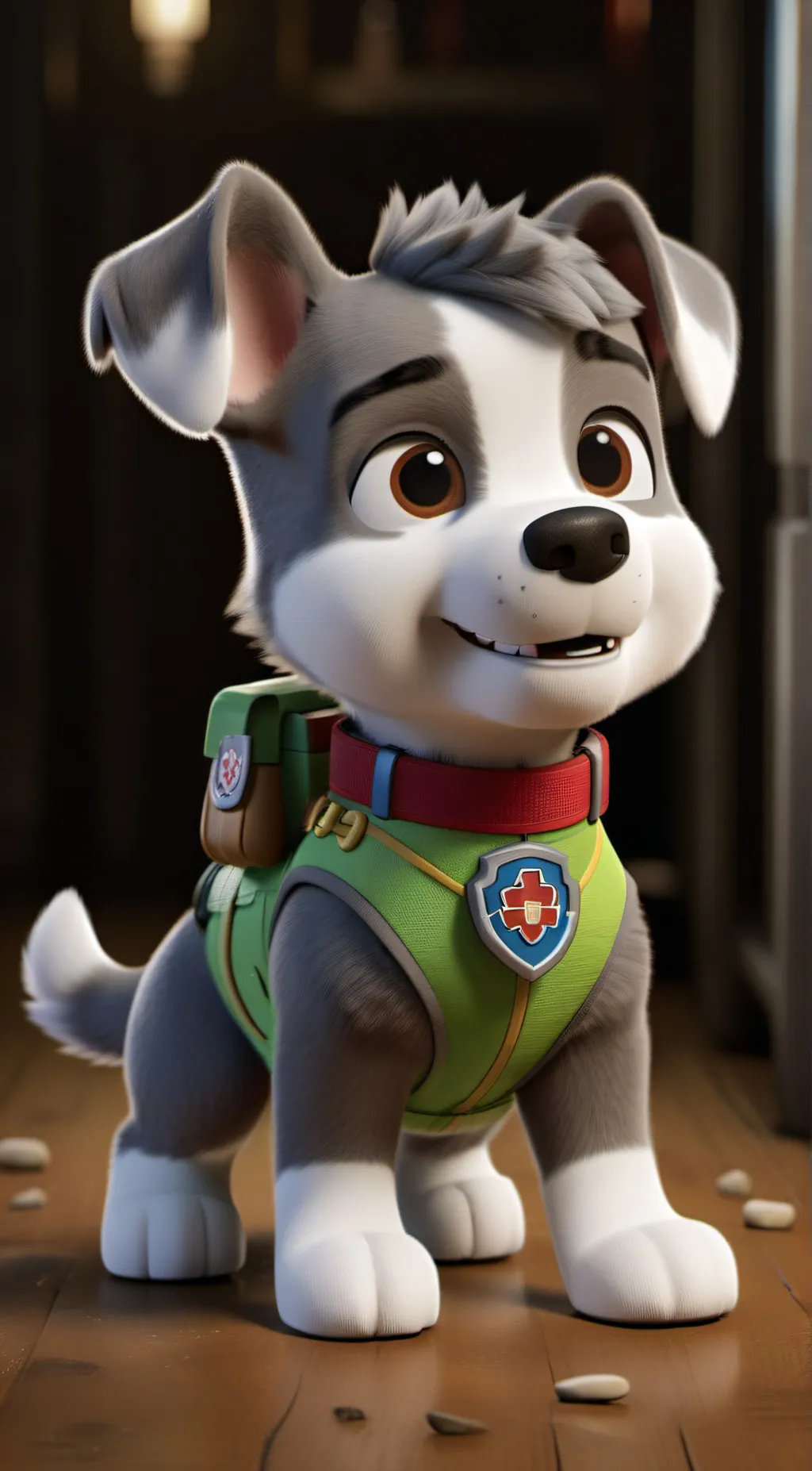 ai character: Rocky  background