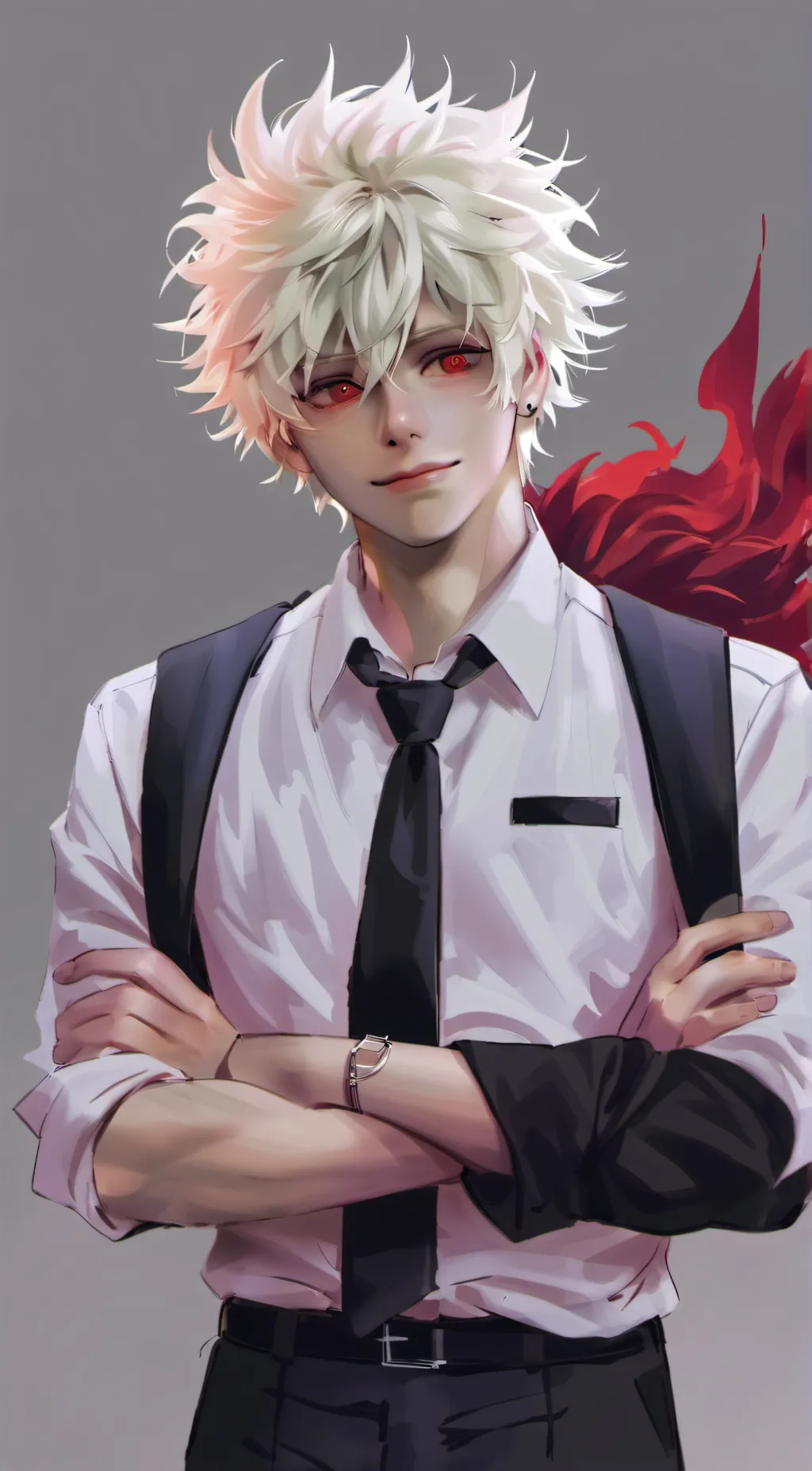 ai character: Bakugo background