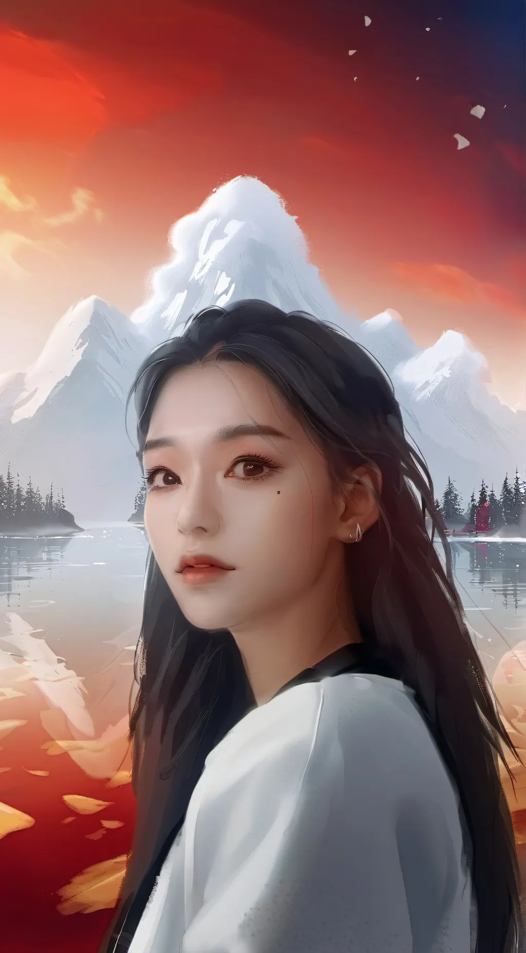 ai character: Xue long  background