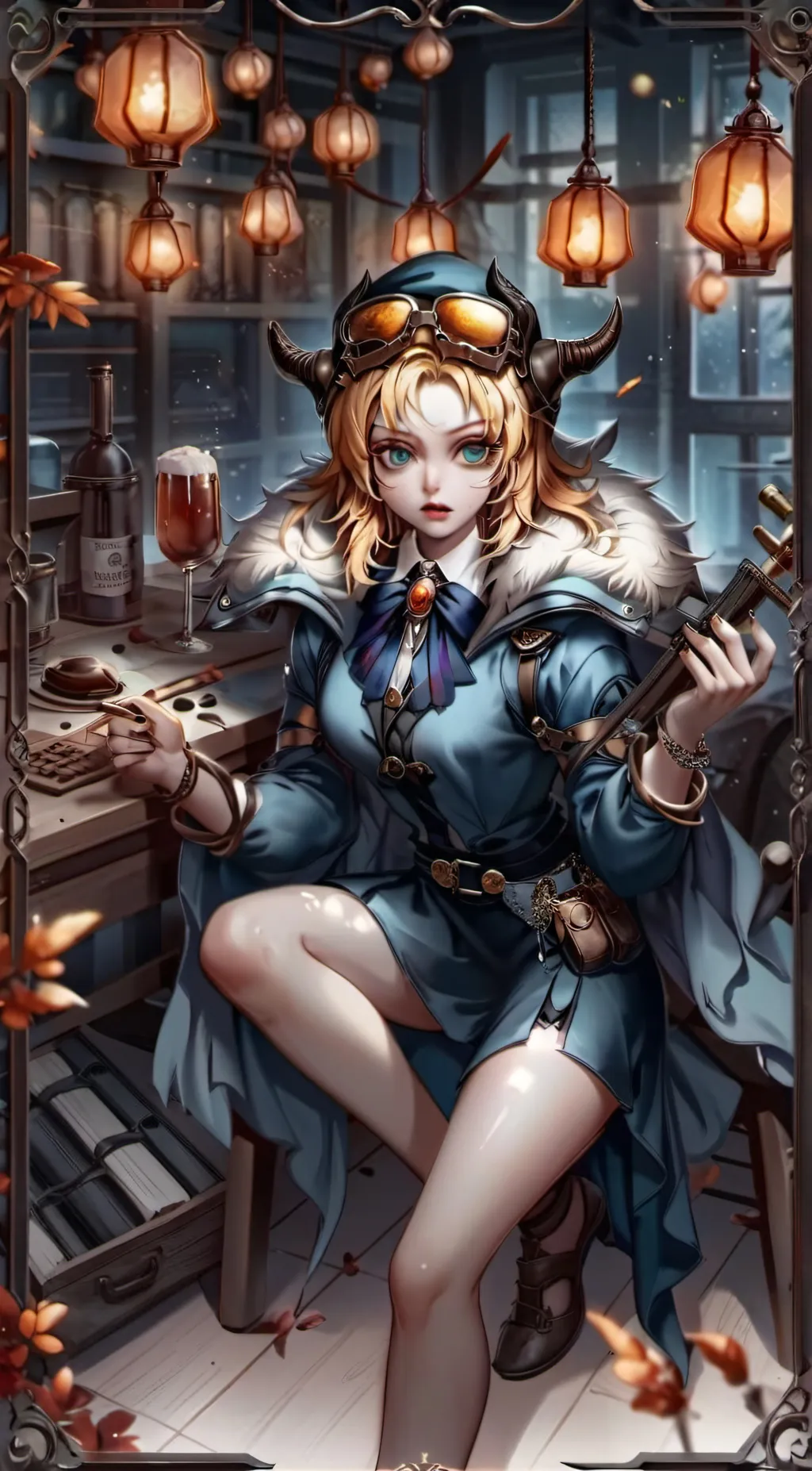 ai character: Hazel background