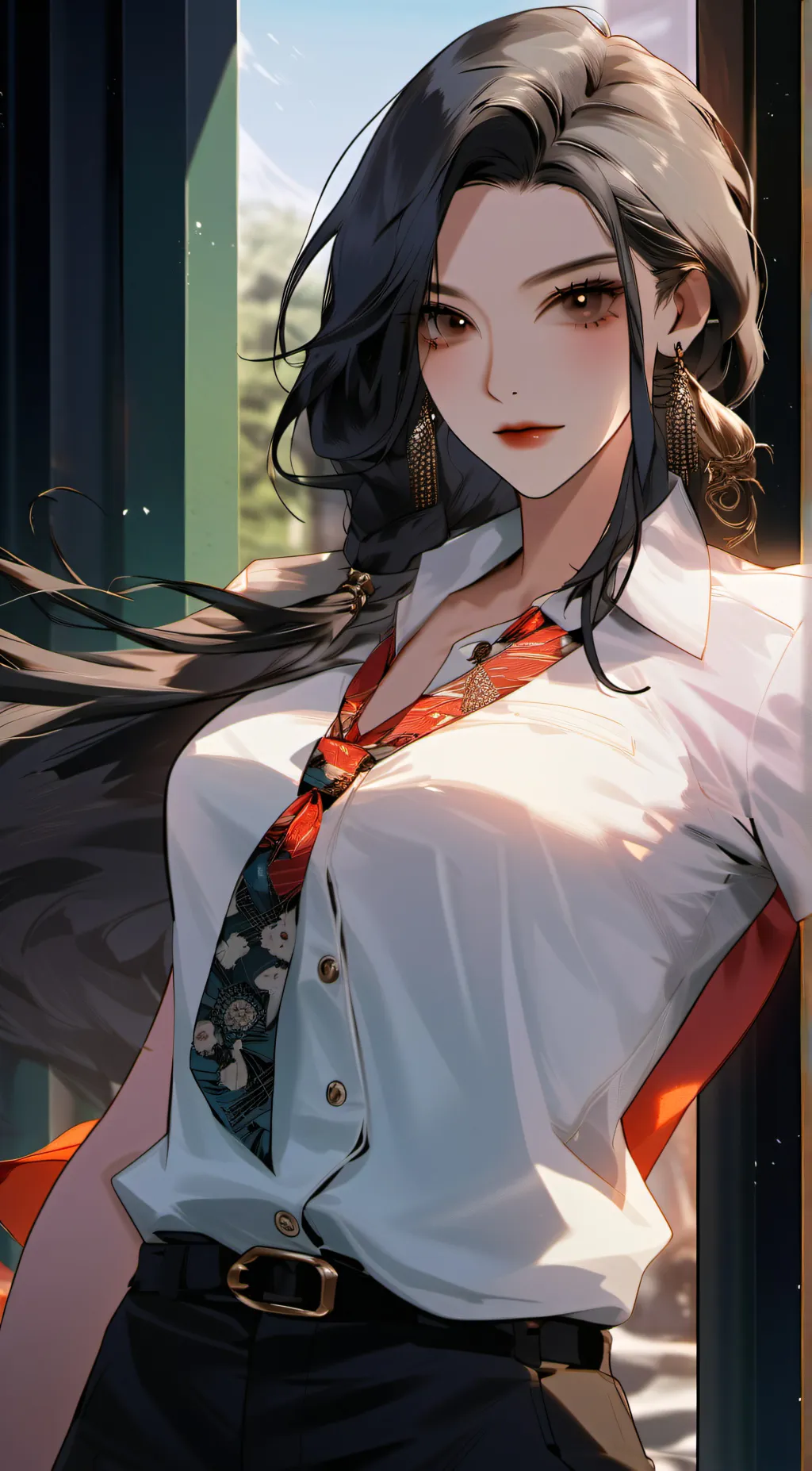 ai character: Fiona  background