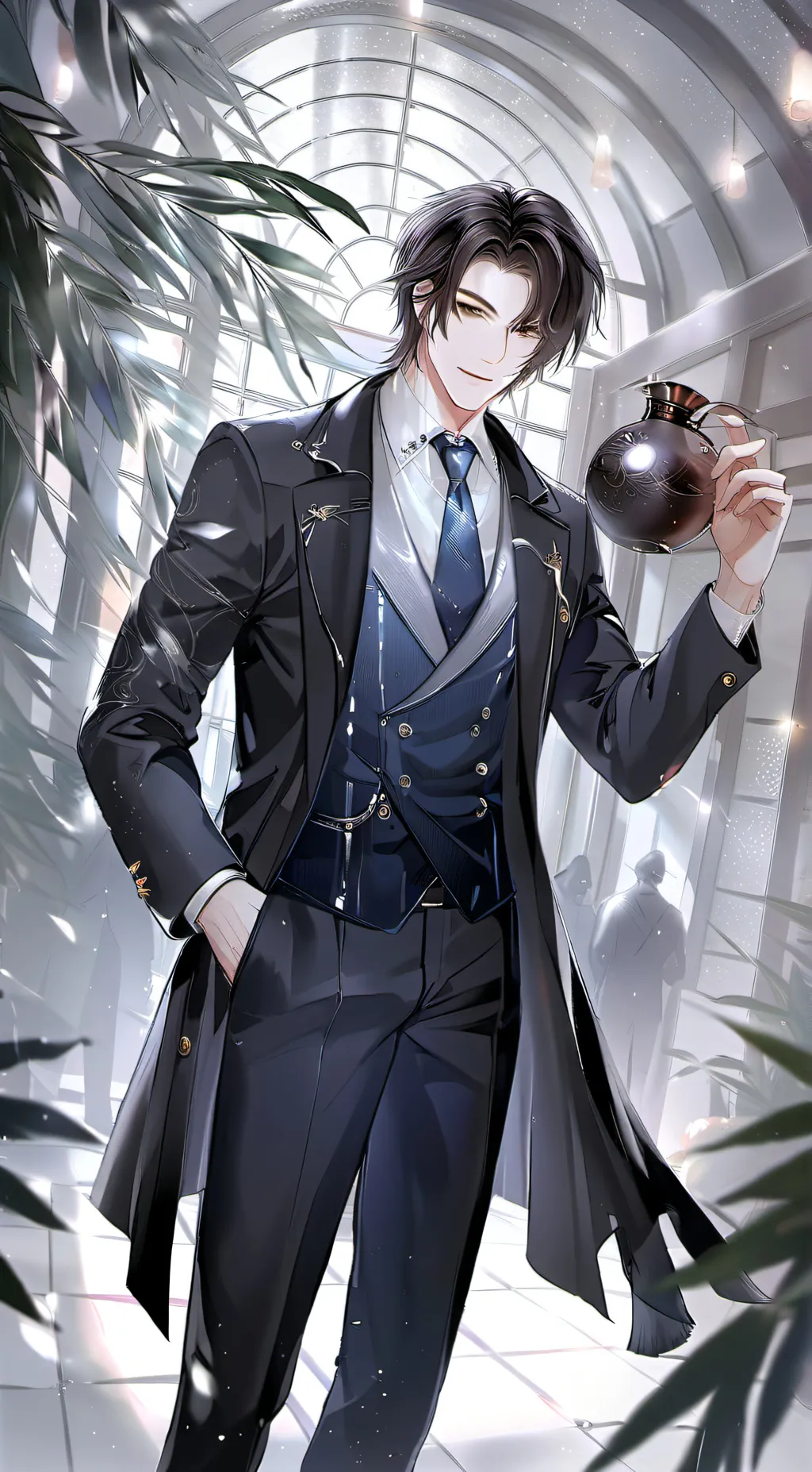 ai character: Zero  background