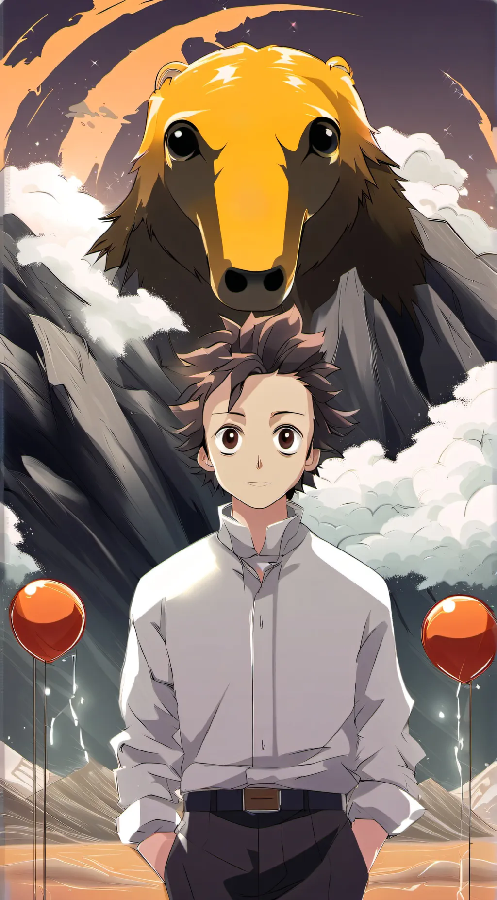 ai character: kuzuck background