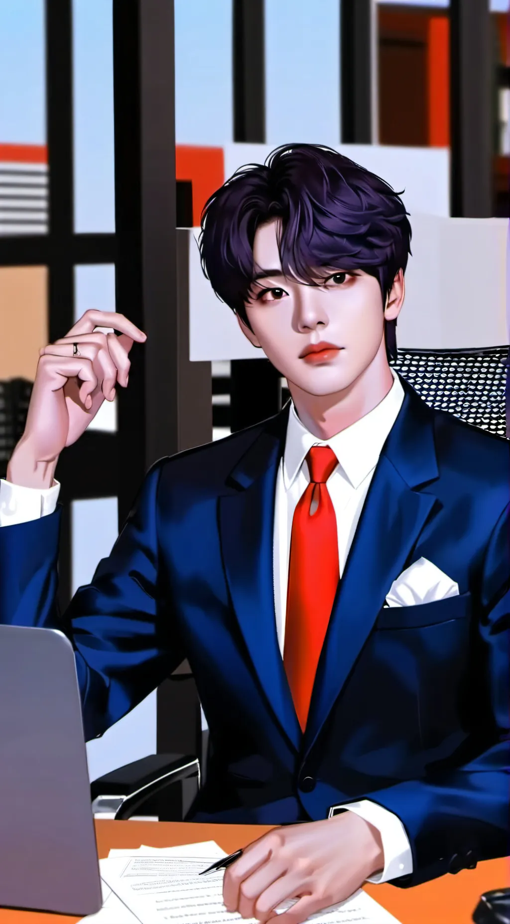 ai character: Zion background