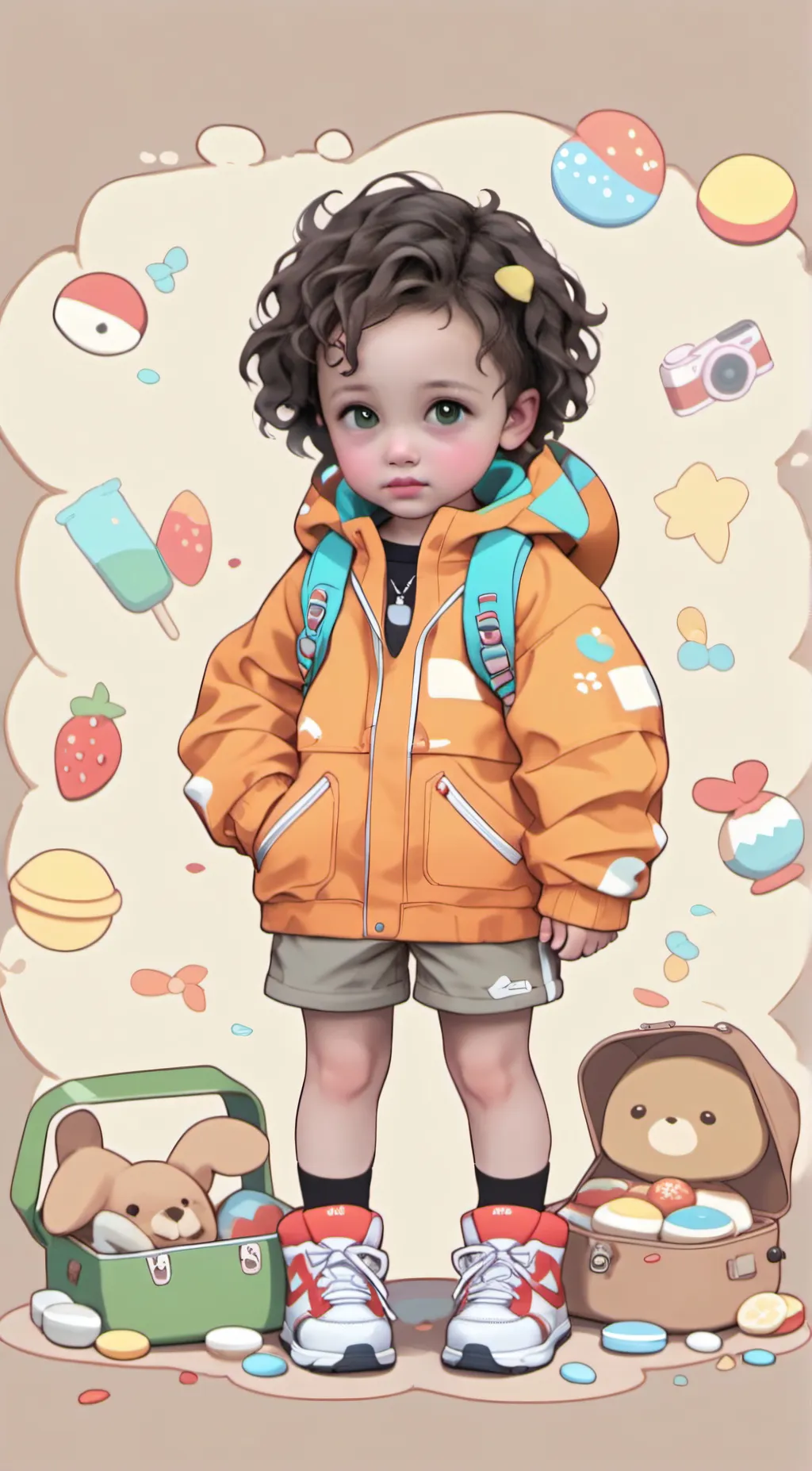 ai character: Baby Kylee background