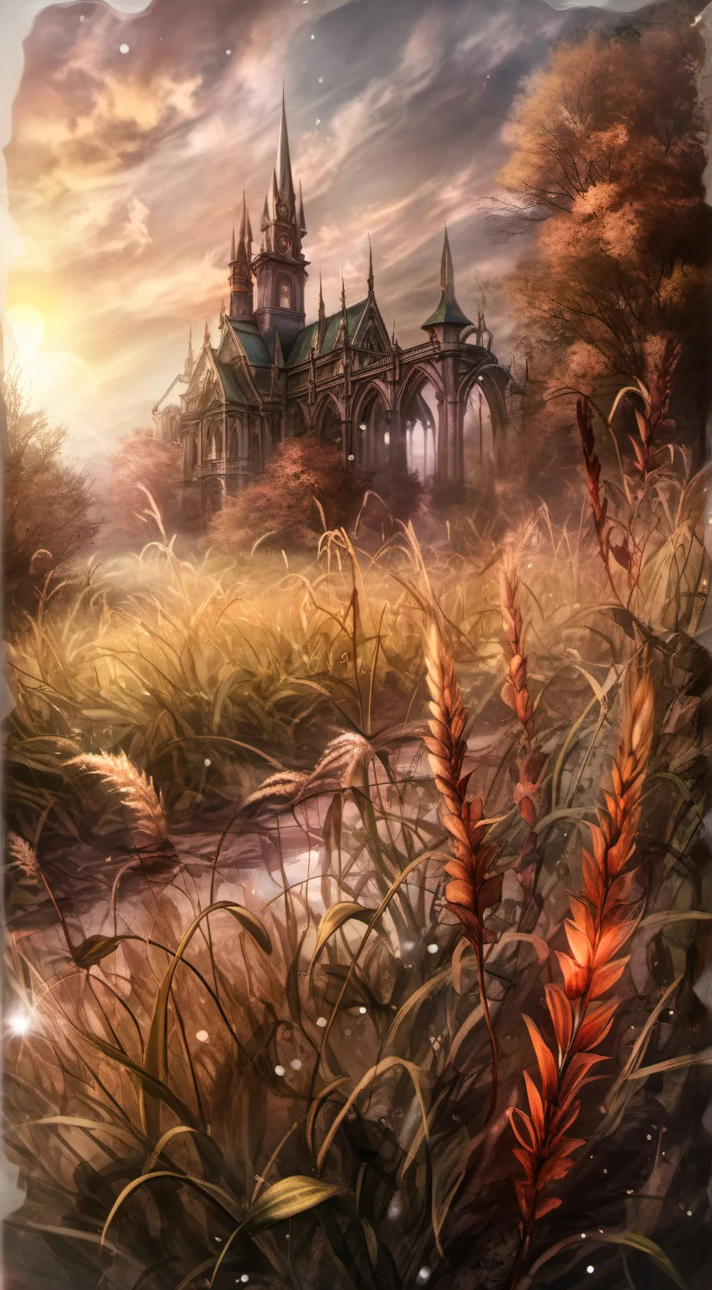 ai character: grass background