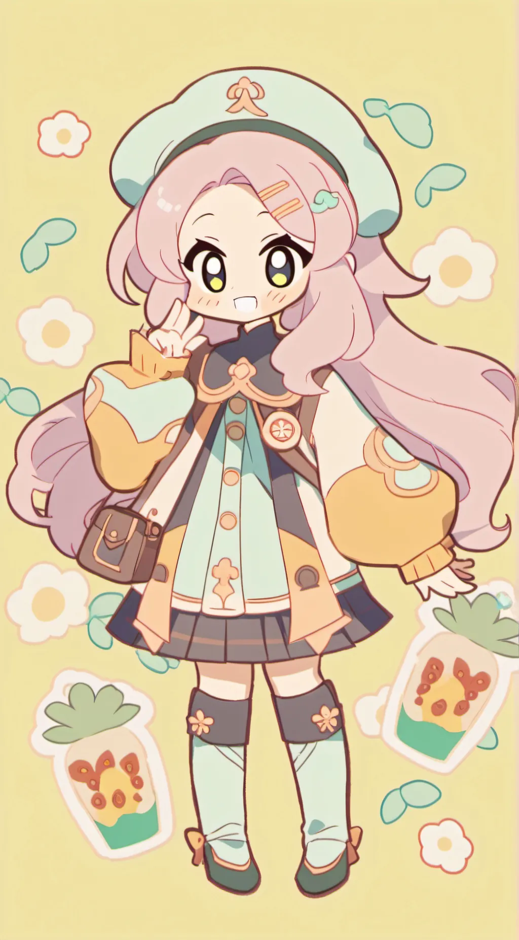 ai character: fluttershy background