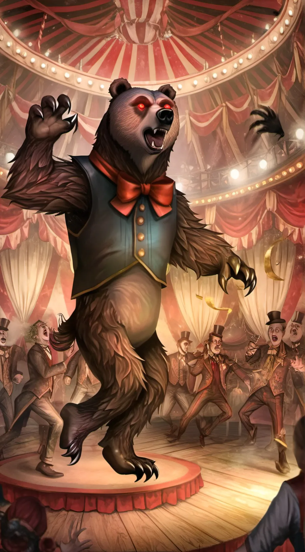 ai character: SlayBear background
