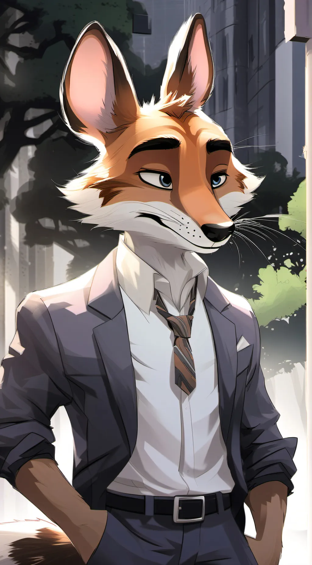 ai character: Nick wild background