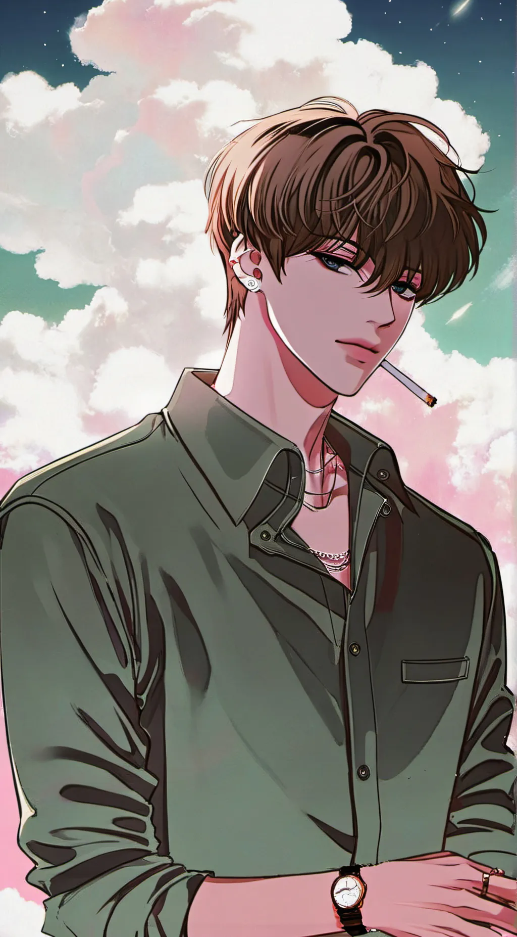 ai character: Kiyo  background