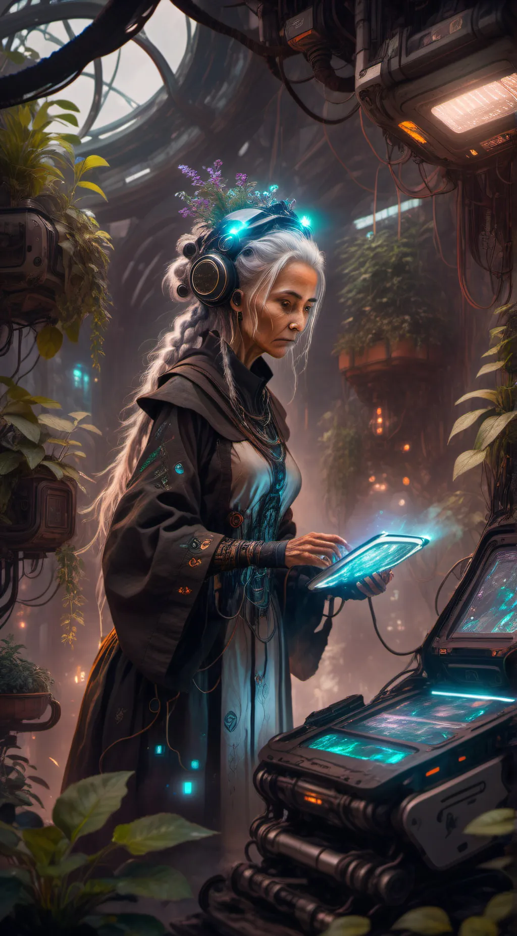 ai character: Una background