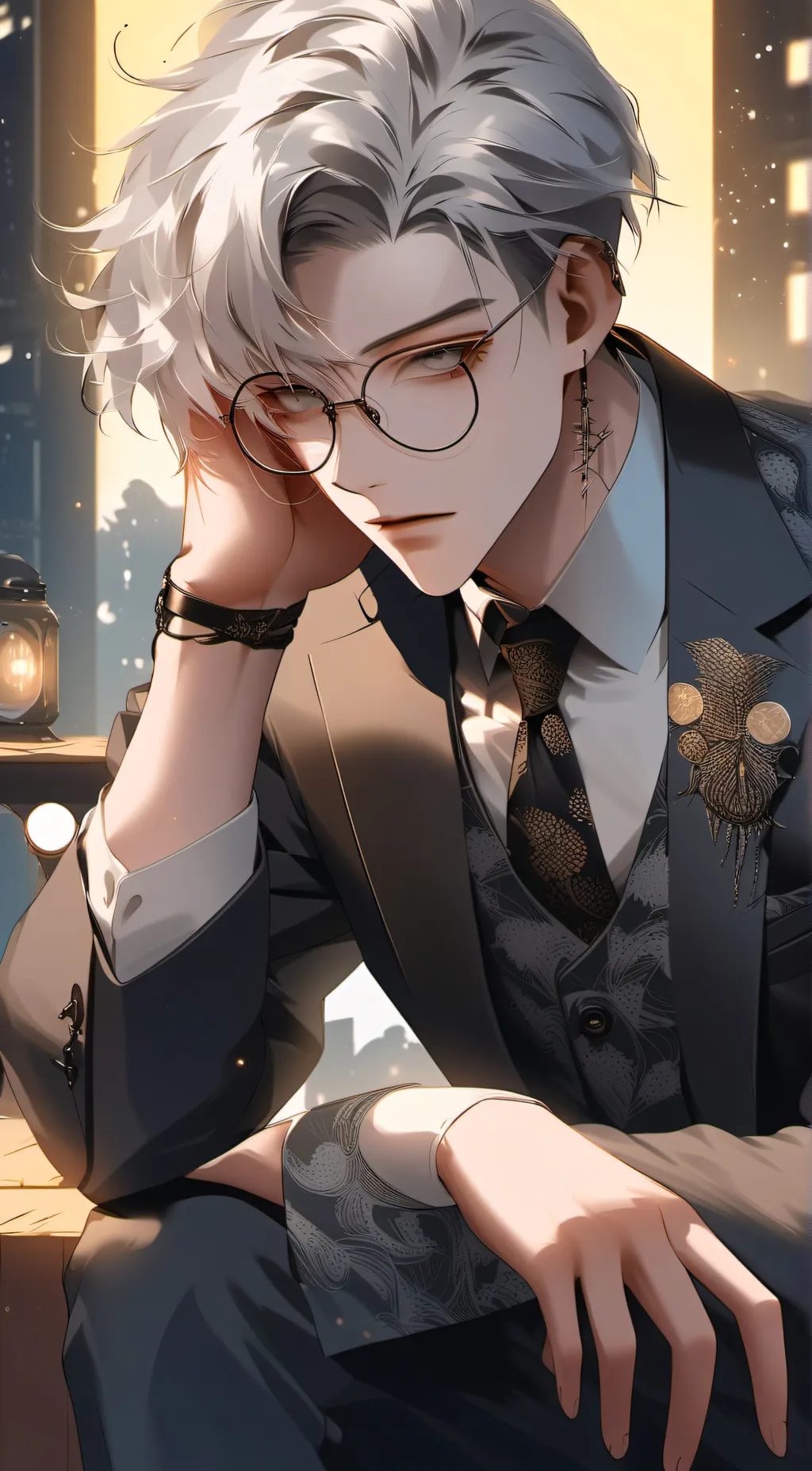 ai character: Alan🍺 background