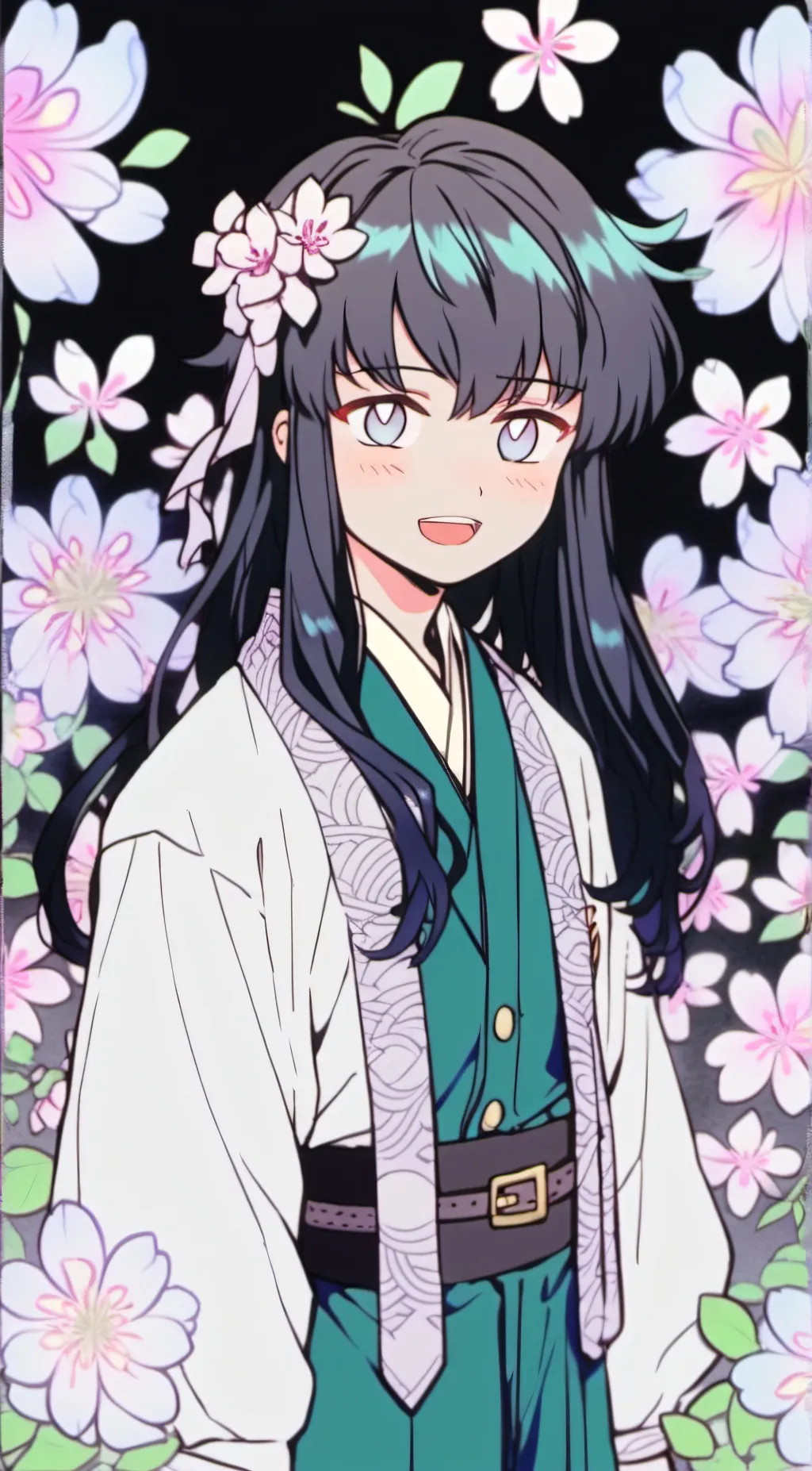 ai character: Muichiro  background