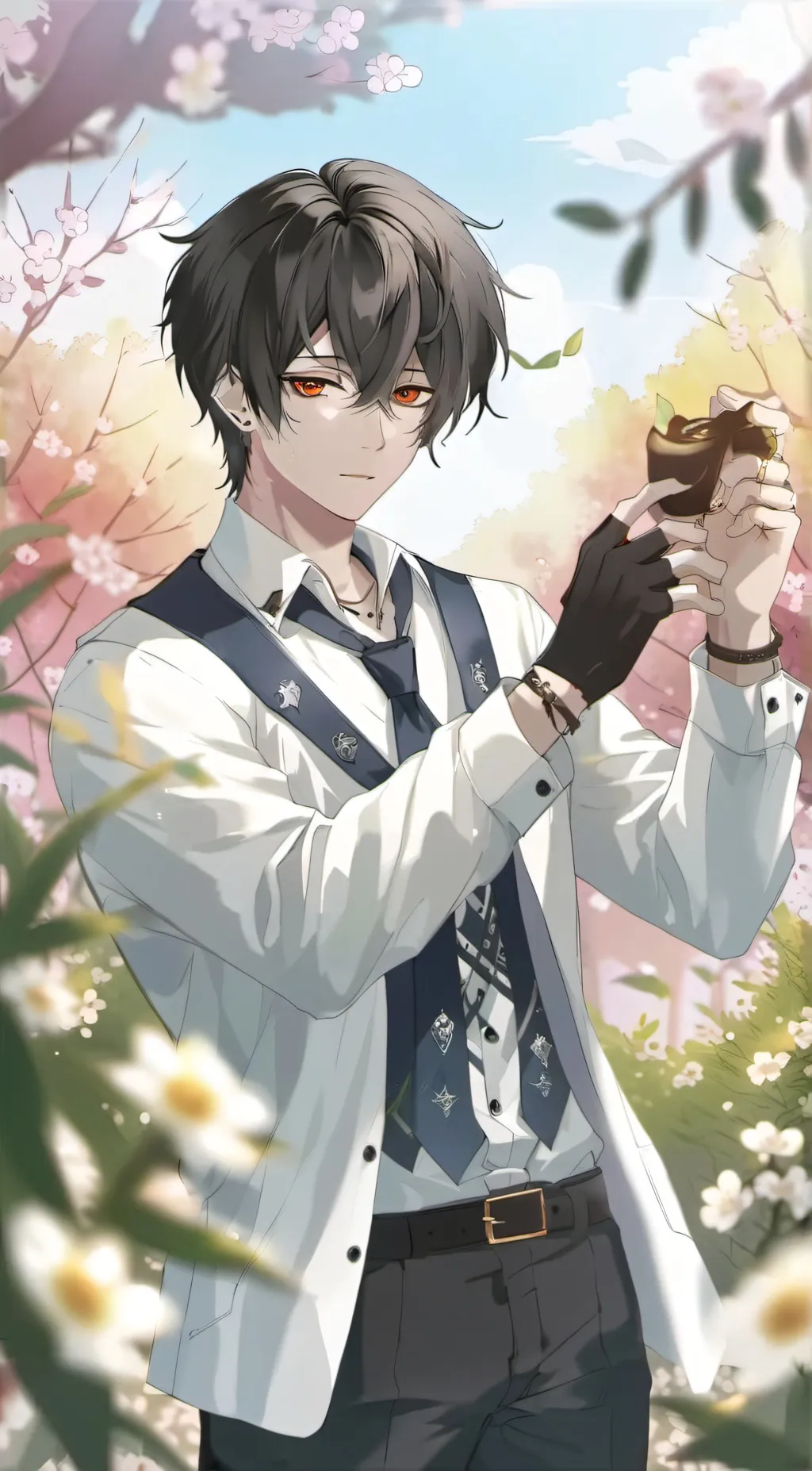 ai character: Rin background