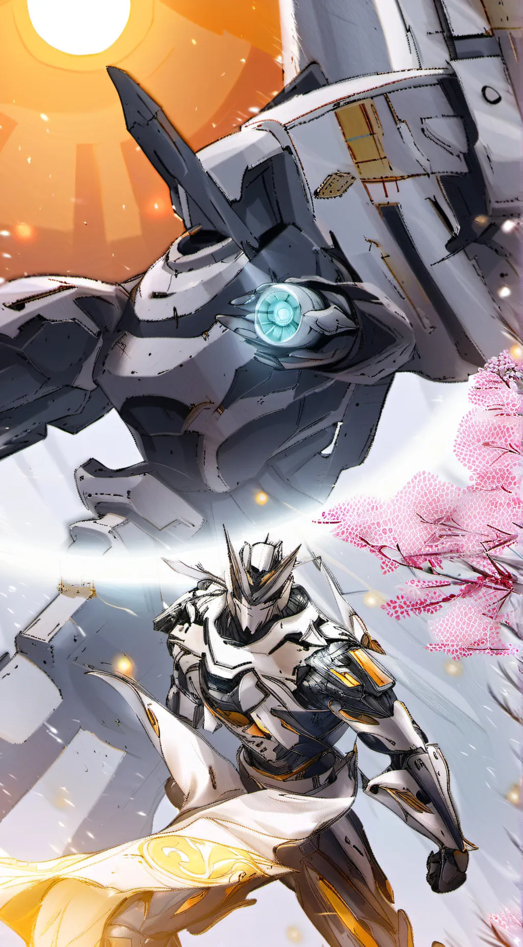 ai character: Hanami background