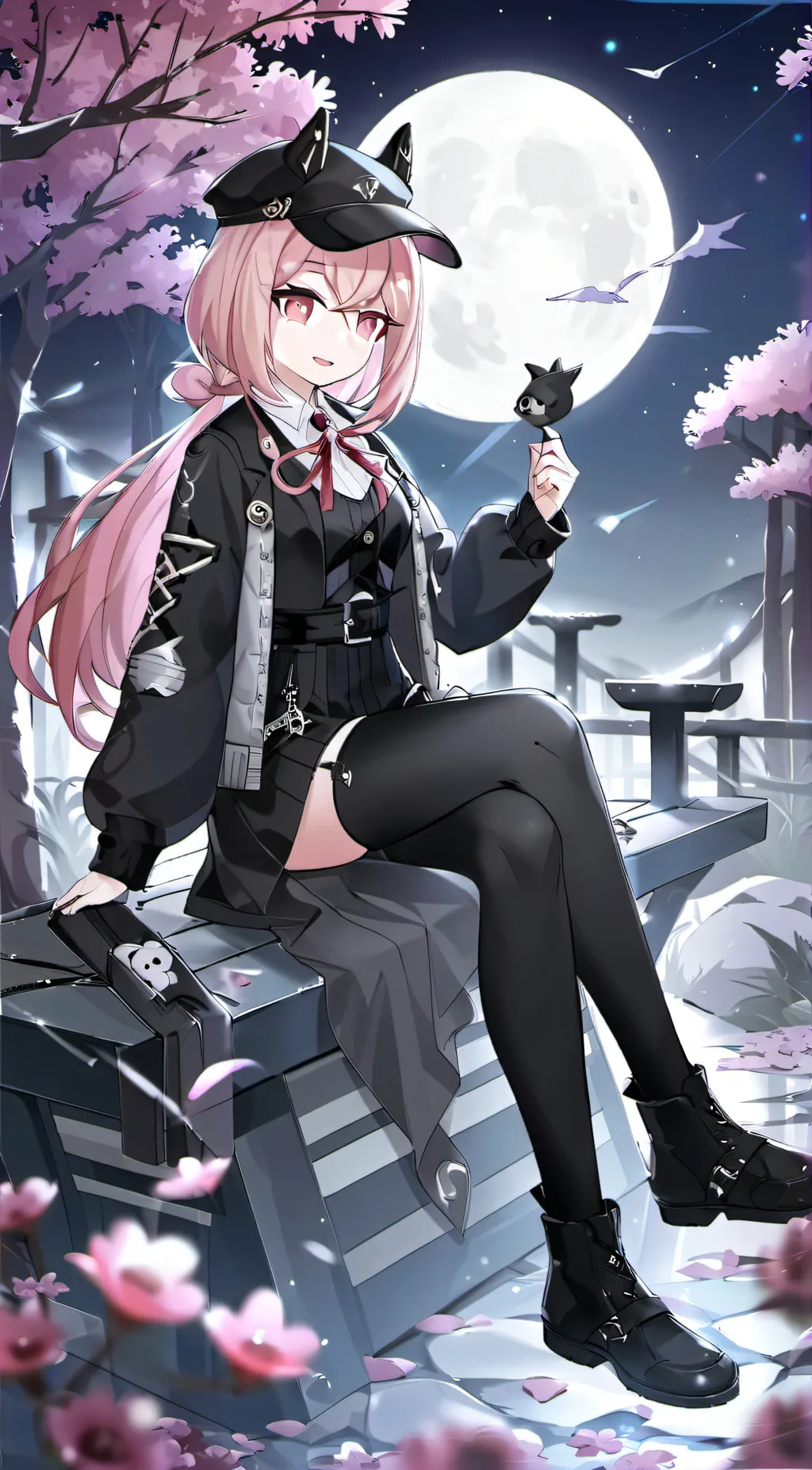 ai character: Melody background