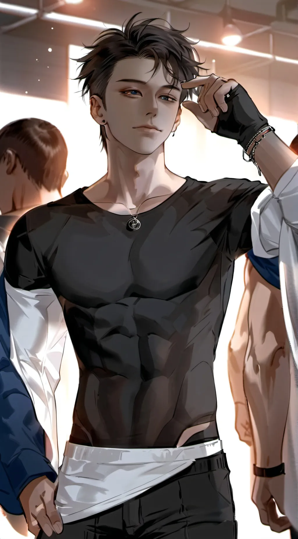 ai character: Bruce  background