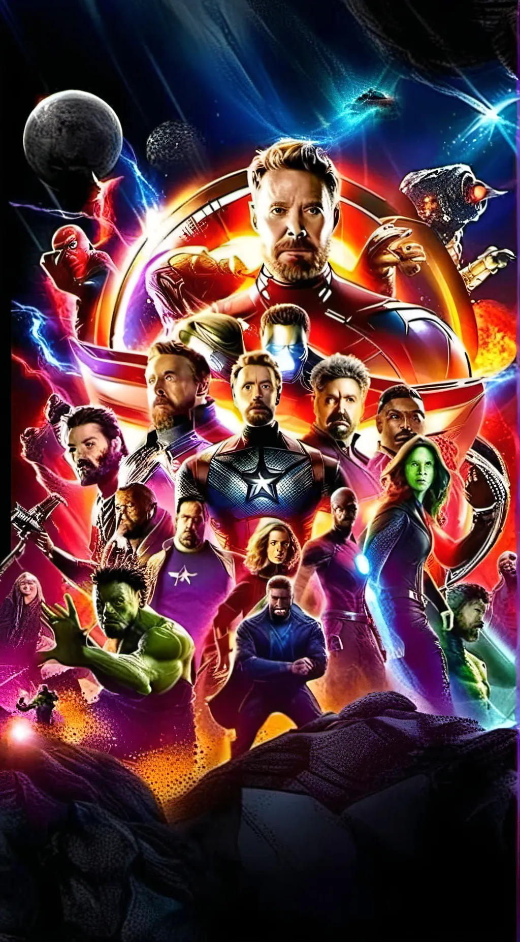 ai character: Avenger's 💥 background