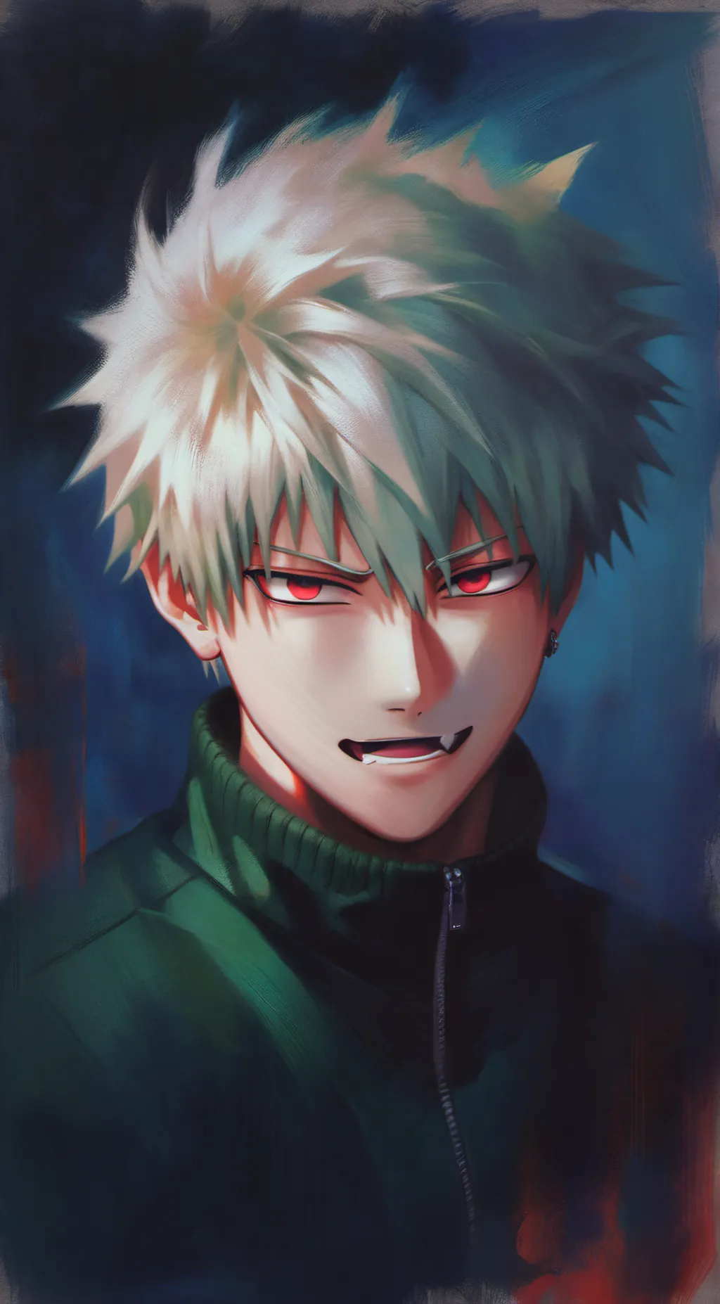 ai character: Katsuki bakugo background