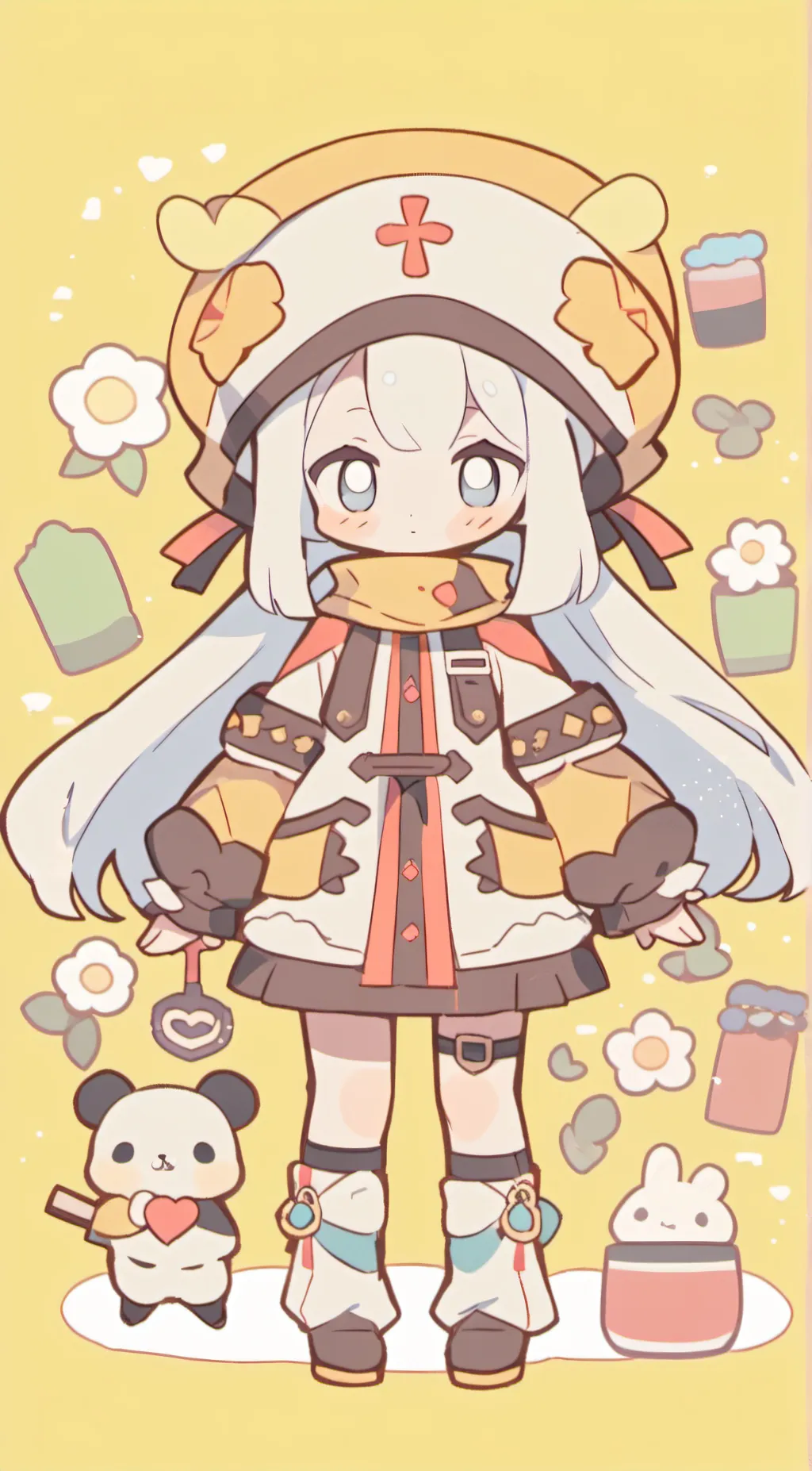 ai character: sab mui + makomo  background