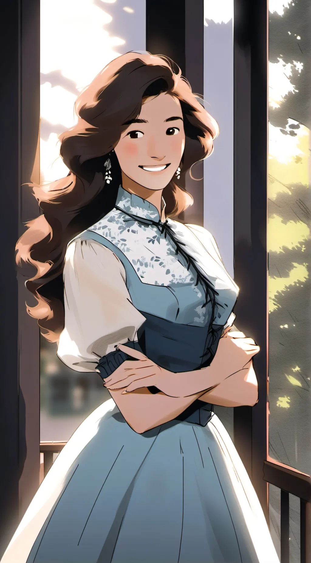 ai character: bryans gf background