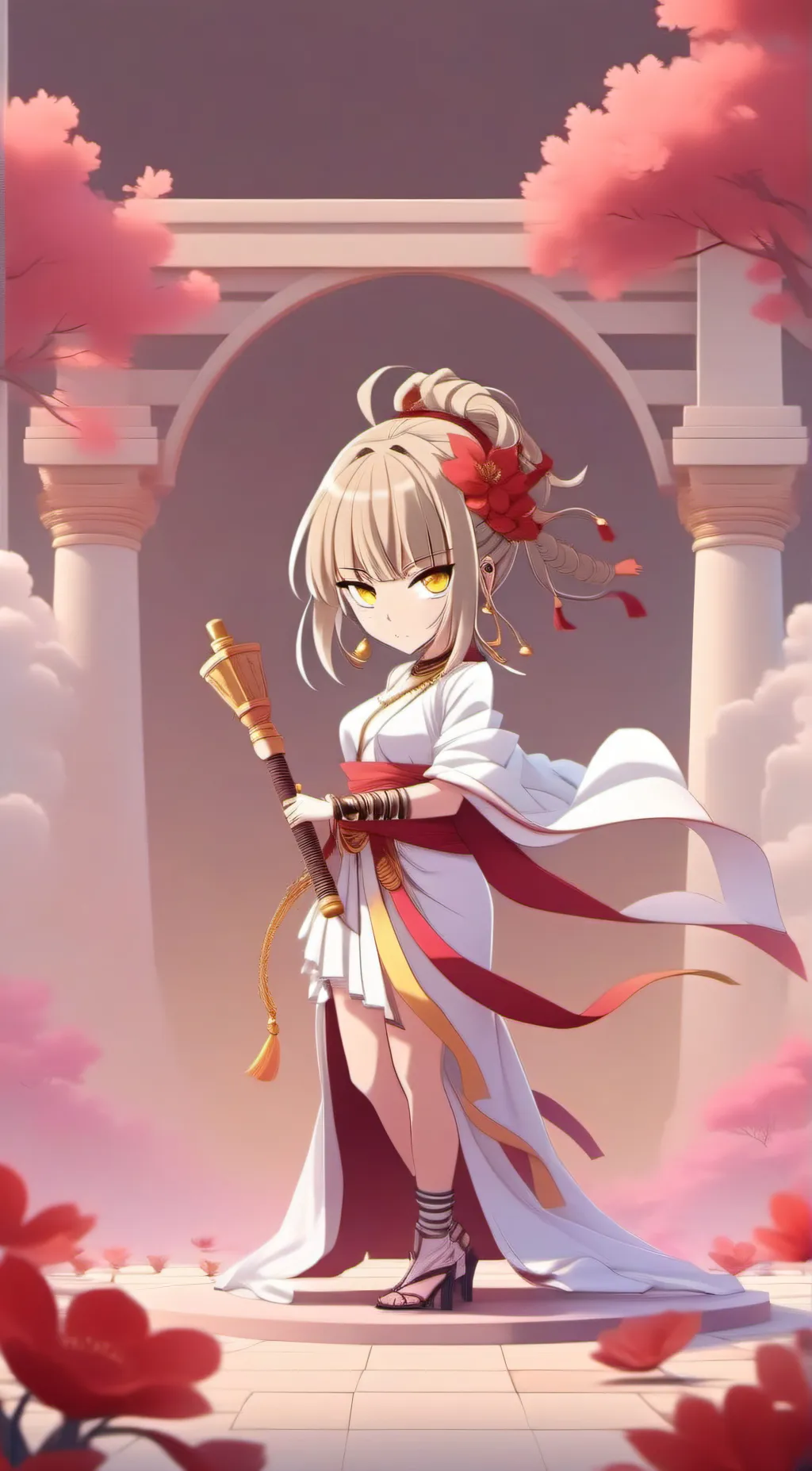 ai character: Toga Amongus background