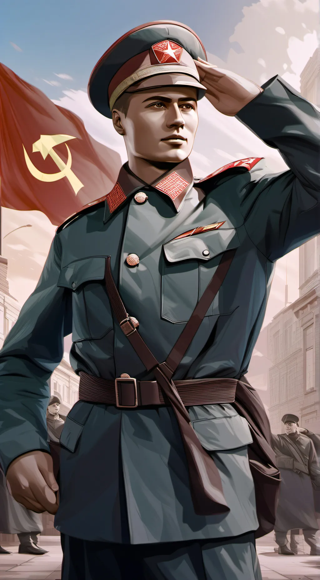 ai character: Vecktor Ruski background