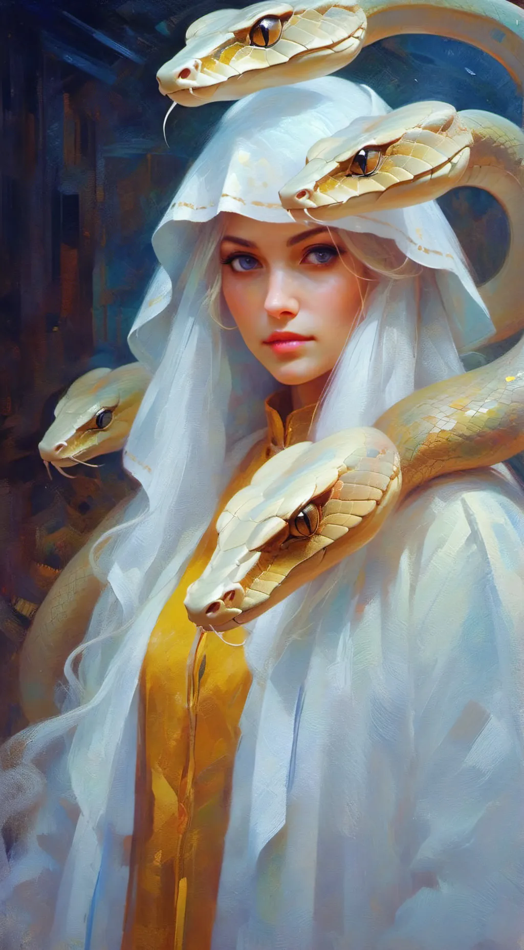 ai character: Alina  background