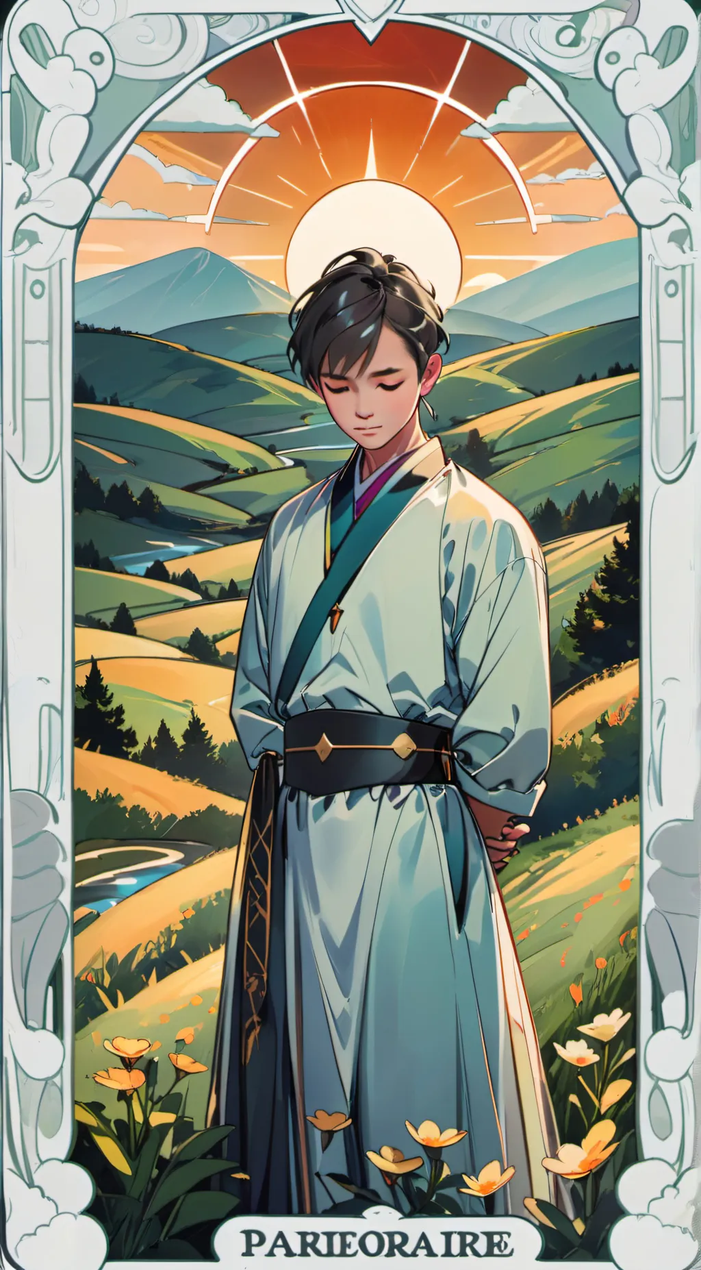 ai character: zion background