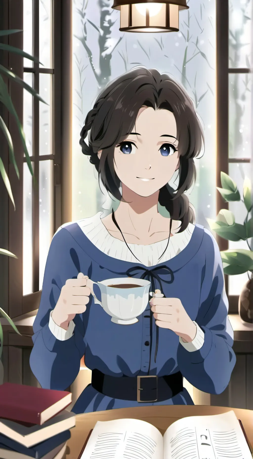 ai character: Marie background