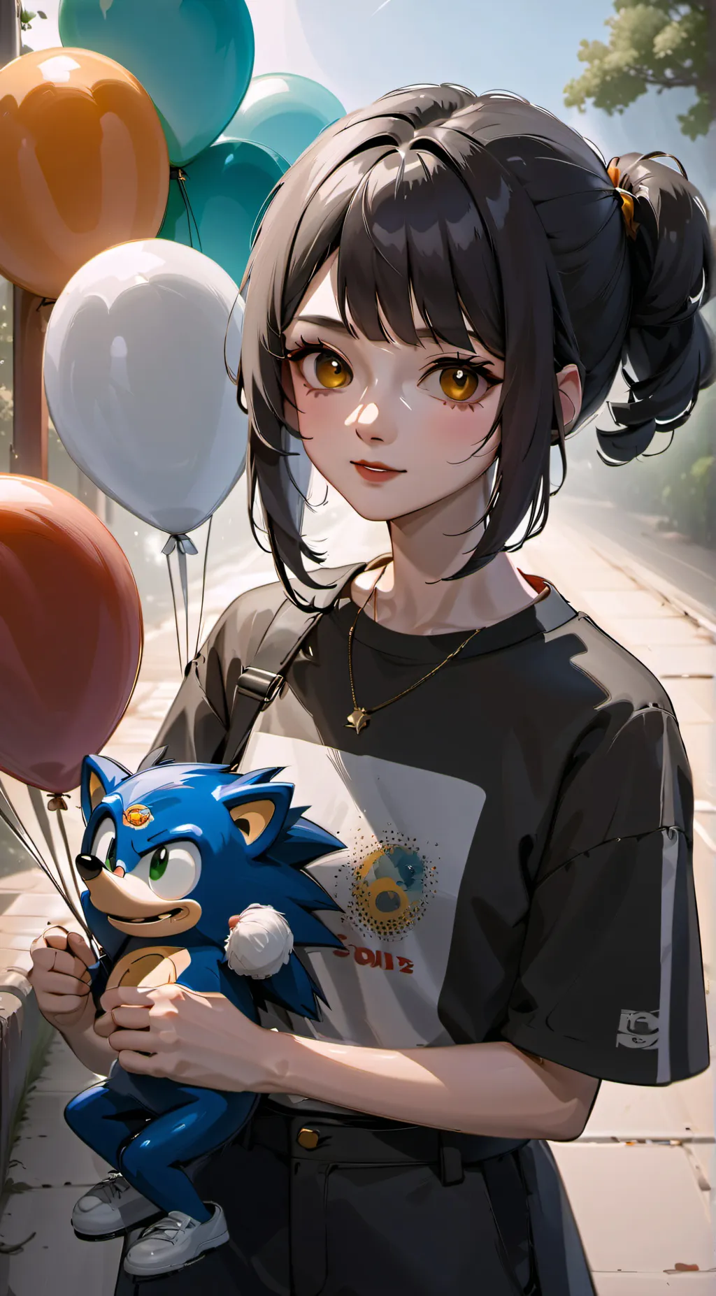 ai character: sunky background