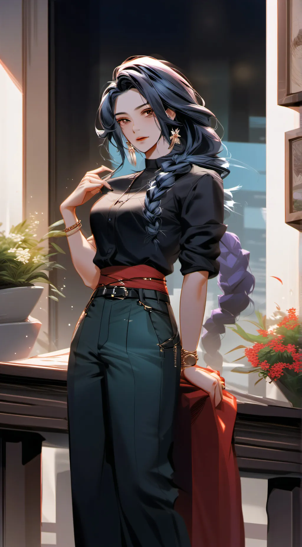 ai character: Maxie  background