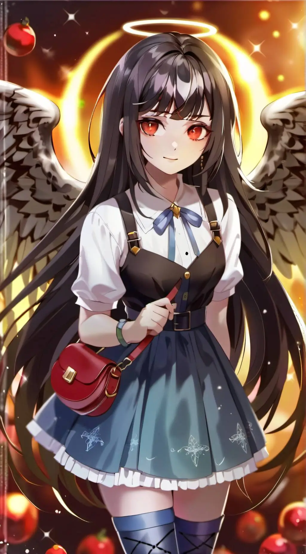 ai character: Angela  background