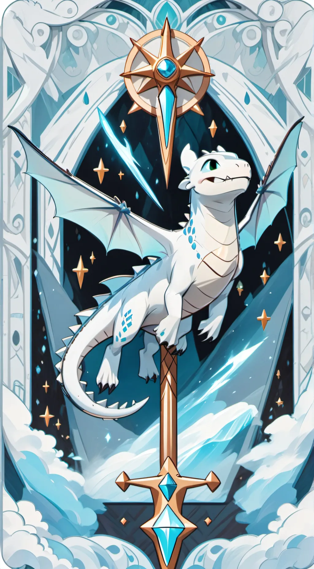 ai character: light fury background